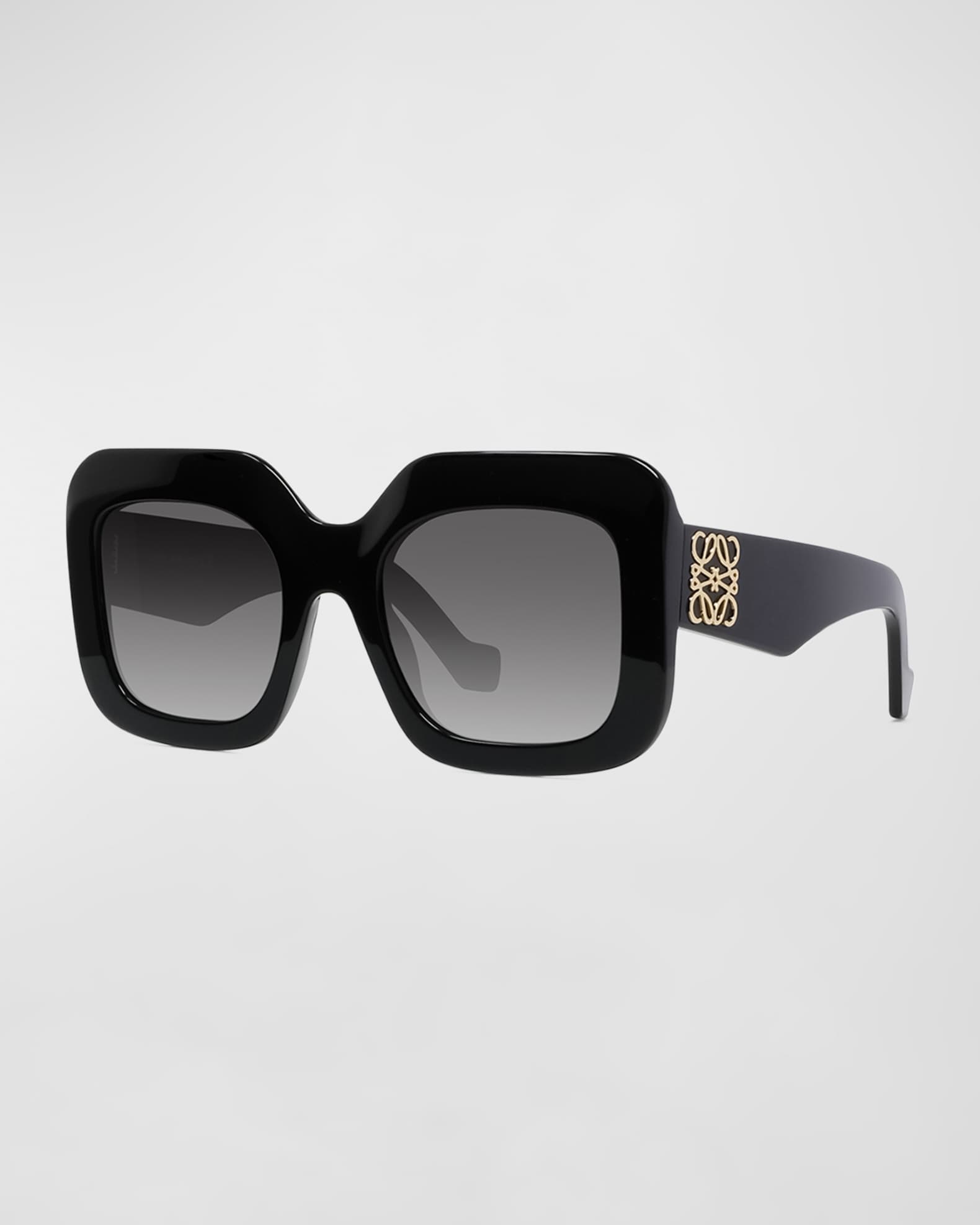 Loewe Rectangle Acetate Sunglasses Neiman Marcus