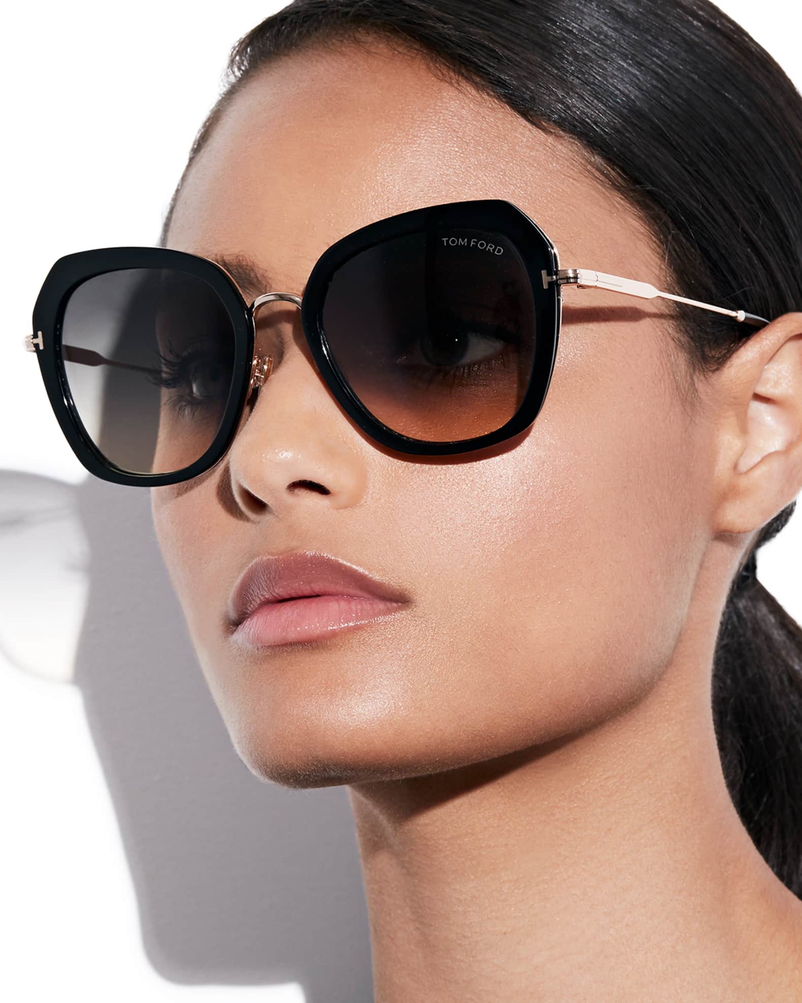 Tom ford square metal sale optical frame