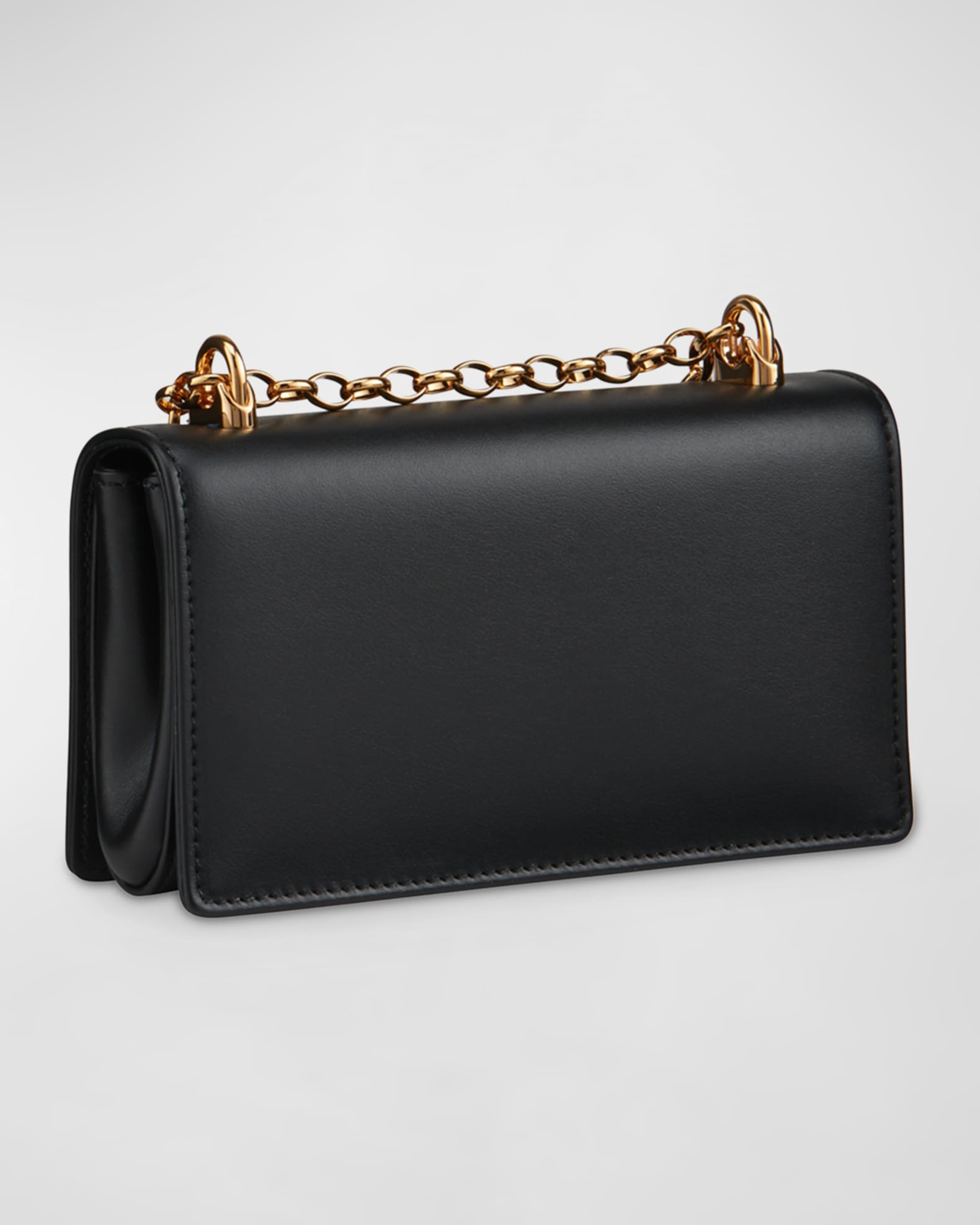 Dolce&Gabbana DG Girls Barocco Leather Shoulder Bag | Neiman Marcus