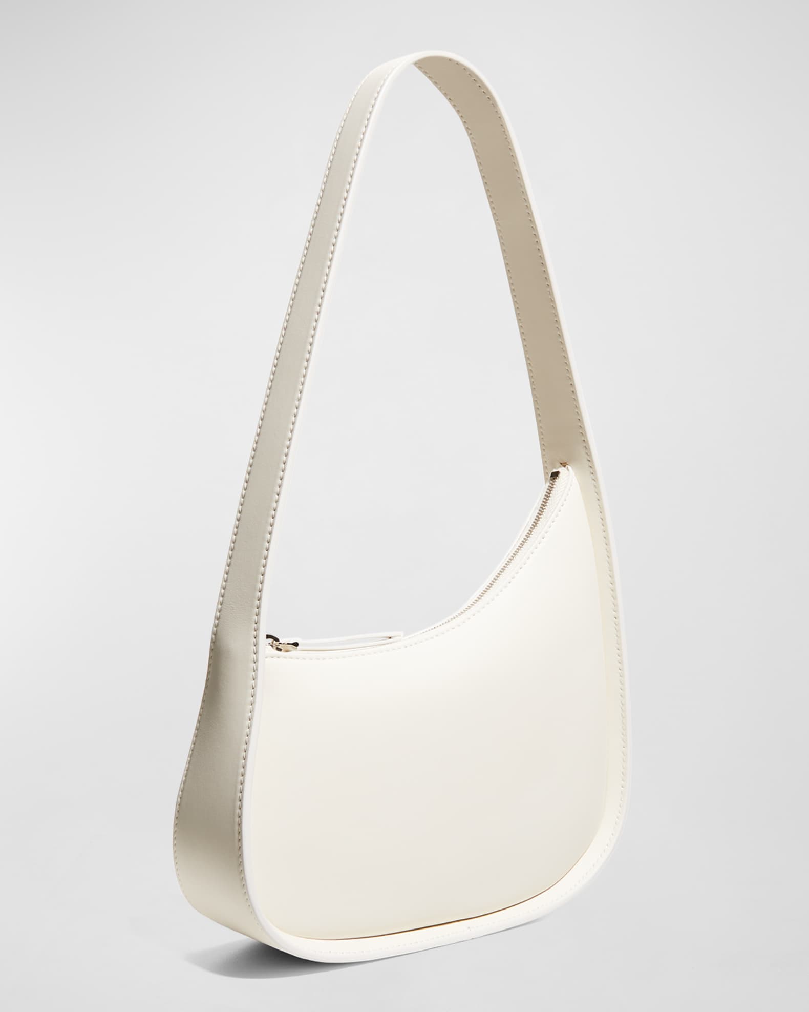 THE ROW Half Moon Shoulder Bag in Smooth Calfskin Neiman Marcus