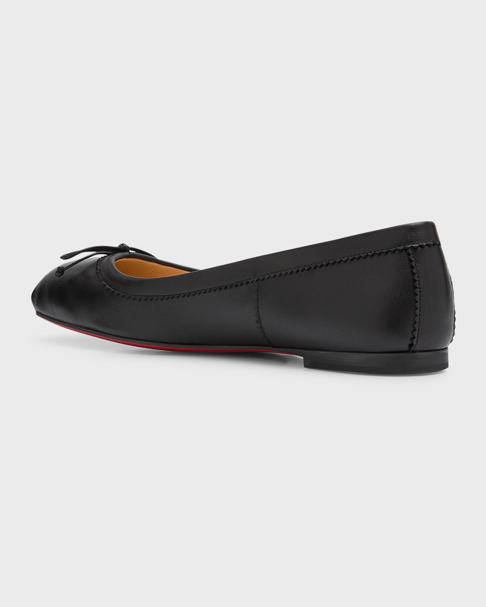 Christian Louboutin Papiougomme Flat Shoe Christian Louboutin Mamadrague Napa Bow Ballerina Flats  main image 2
