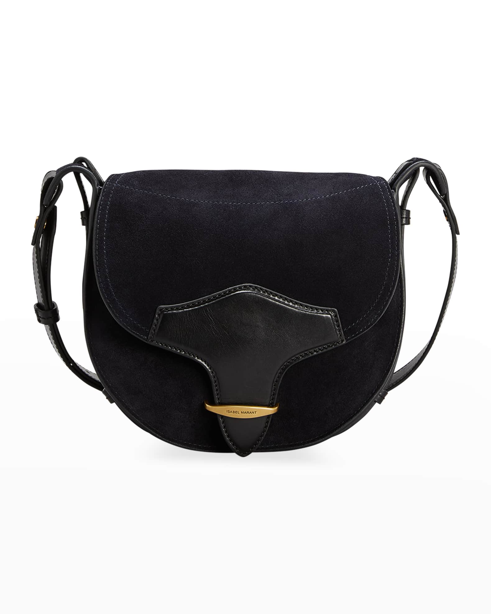 Isabel Marant Botsy Suede Shoulder Bag Neiman Marcus