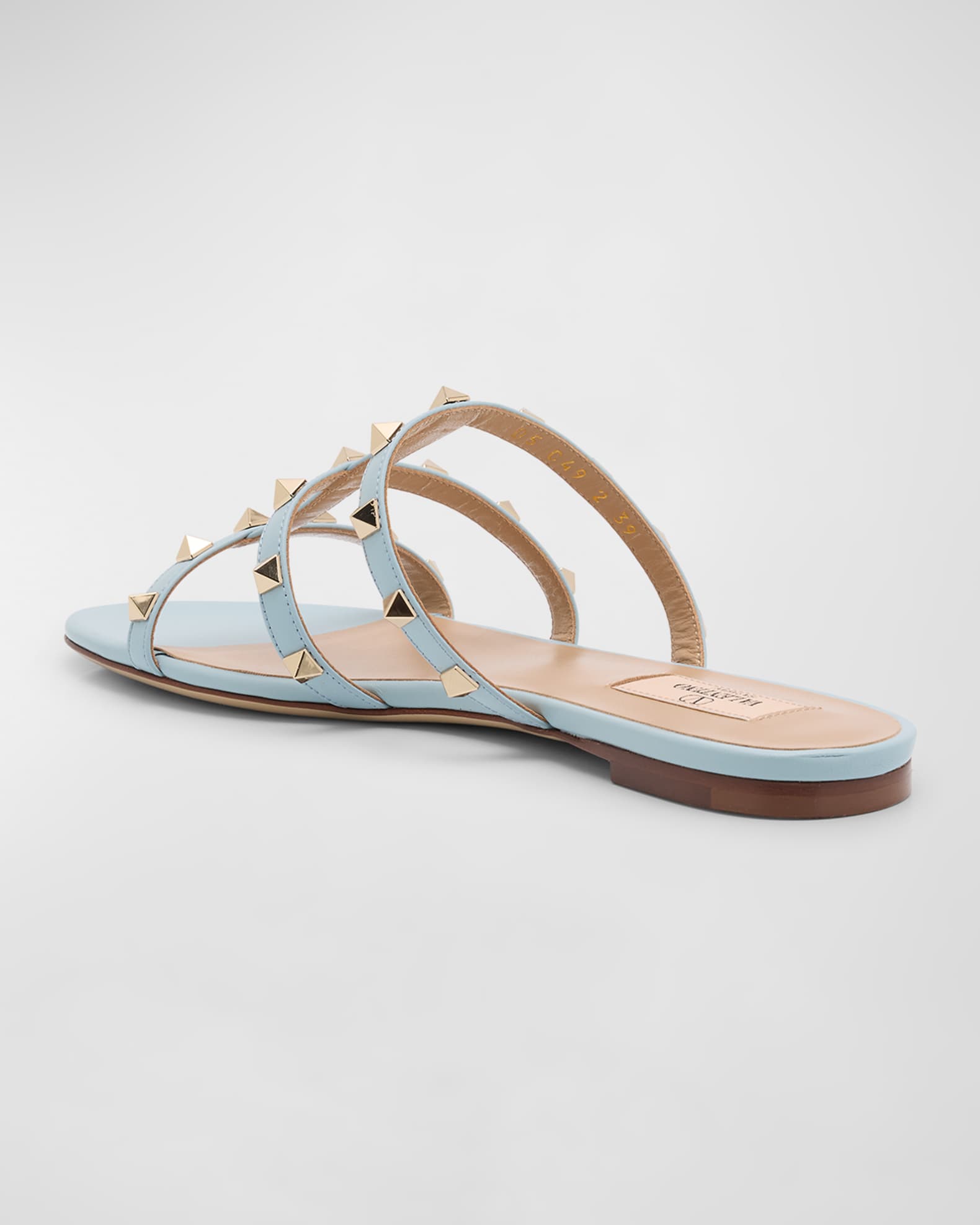 Valentino rockstud caged flats hot sale