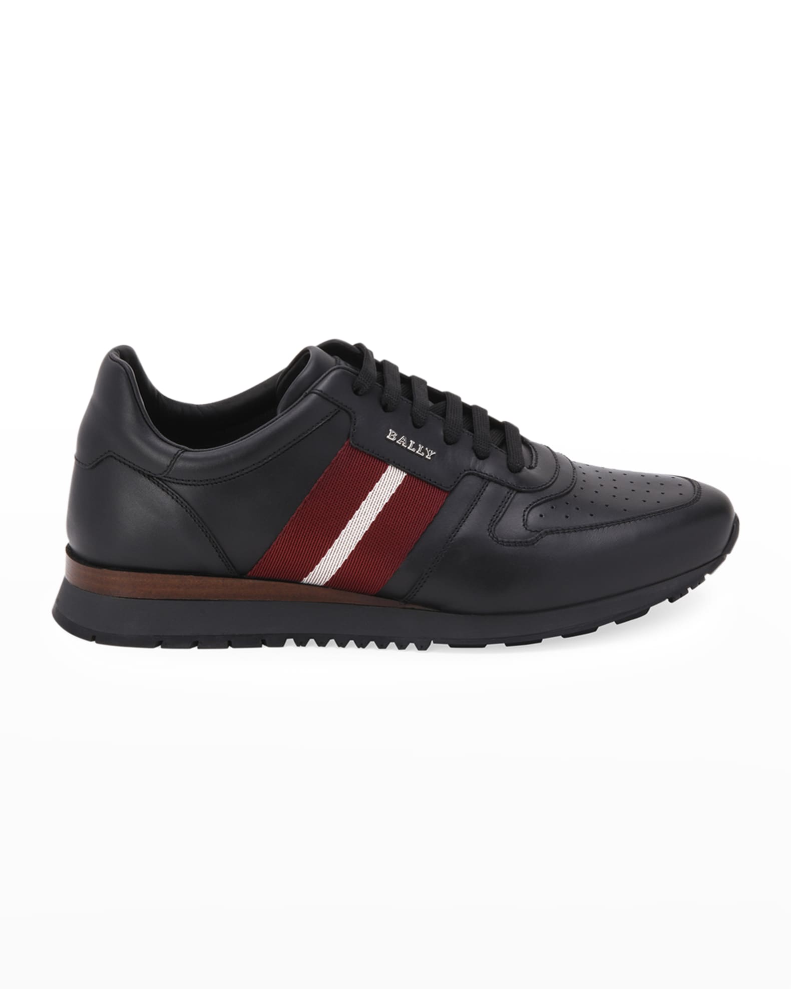 bally men's astel trainspotting leather runner sneakers