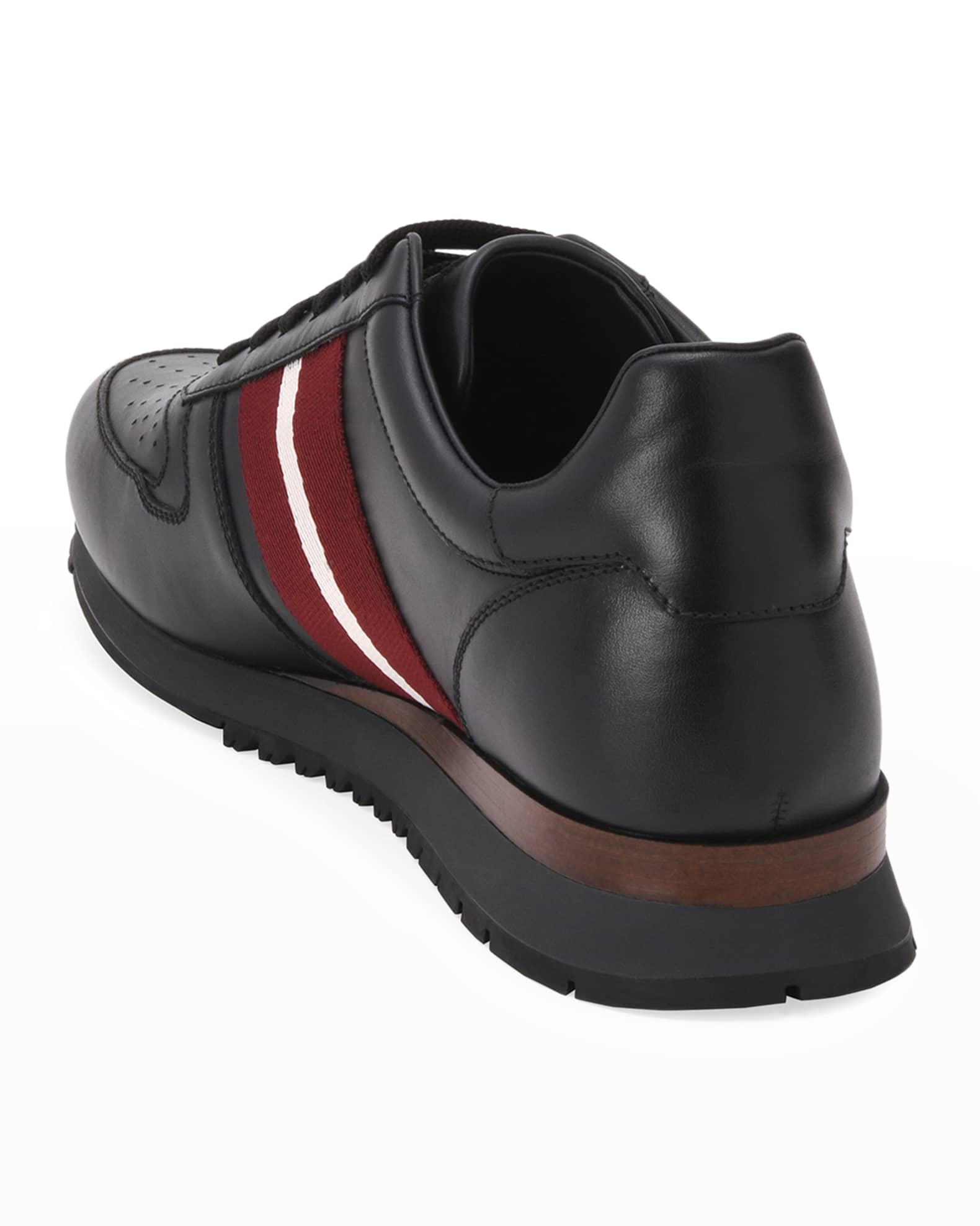 bally men's astel trainspotting leather runner sneakers
