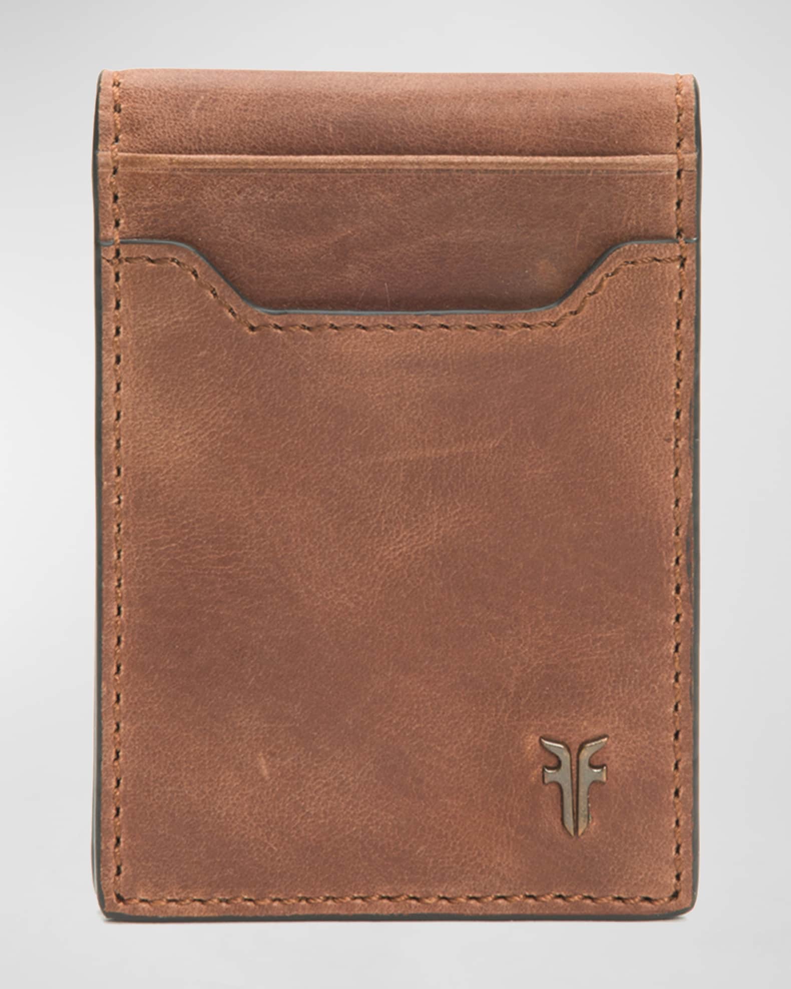 Frye Men's Holden Burnished Leather Folded Card Case