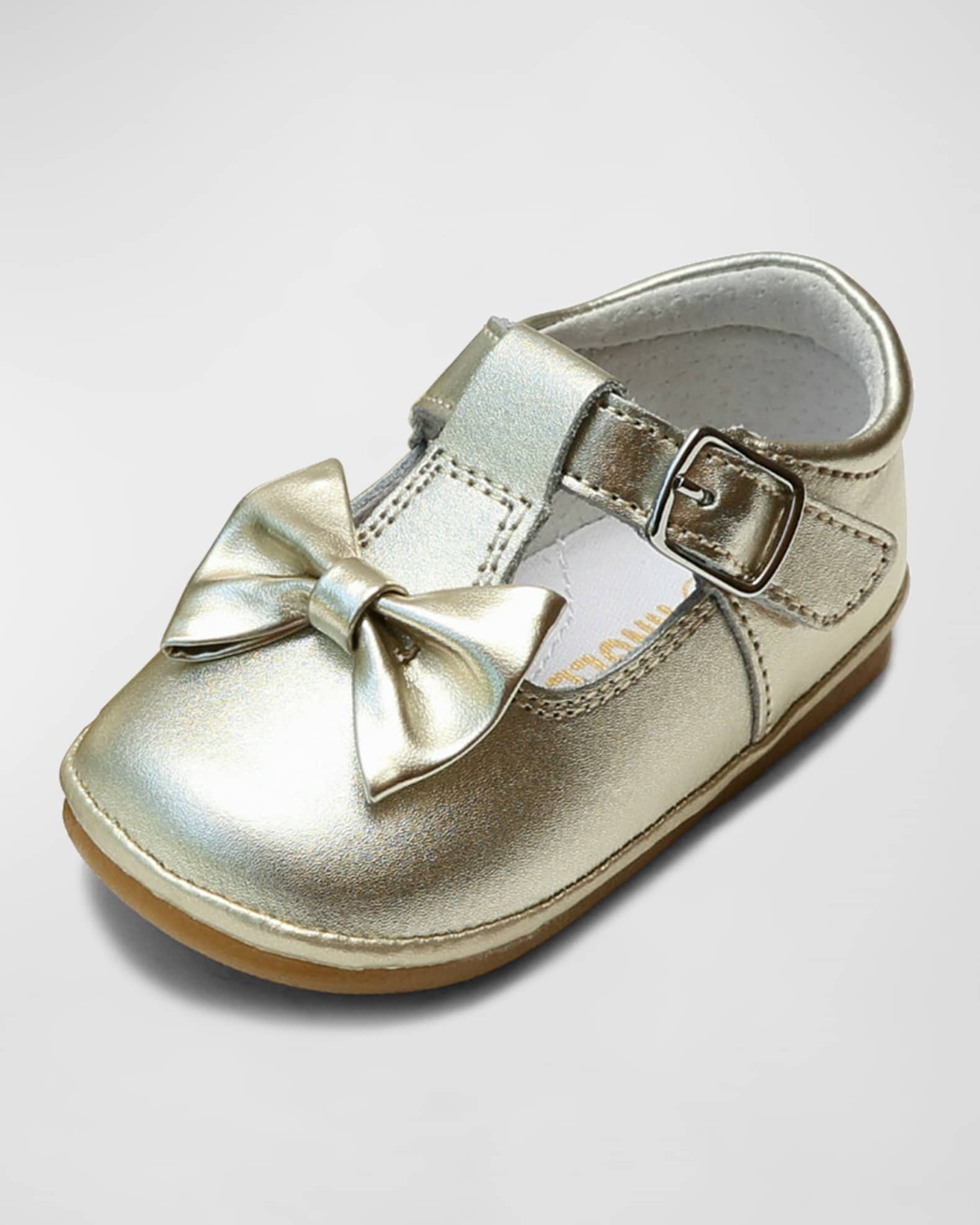 Minnie Bow Leather Mary Janes, Baby 0
