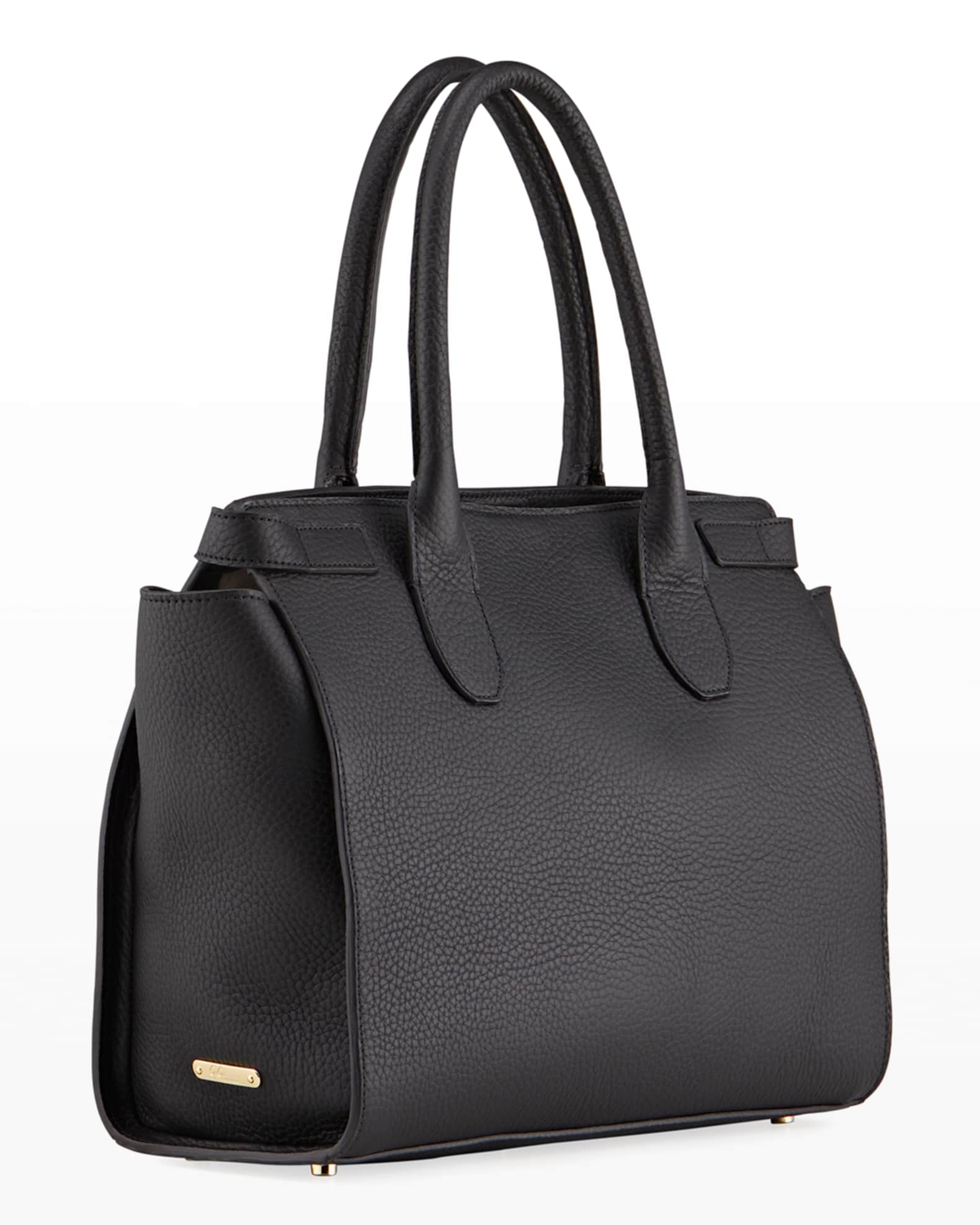 Gigi New York Reese Leather Tote Bag | Neiman Marcus