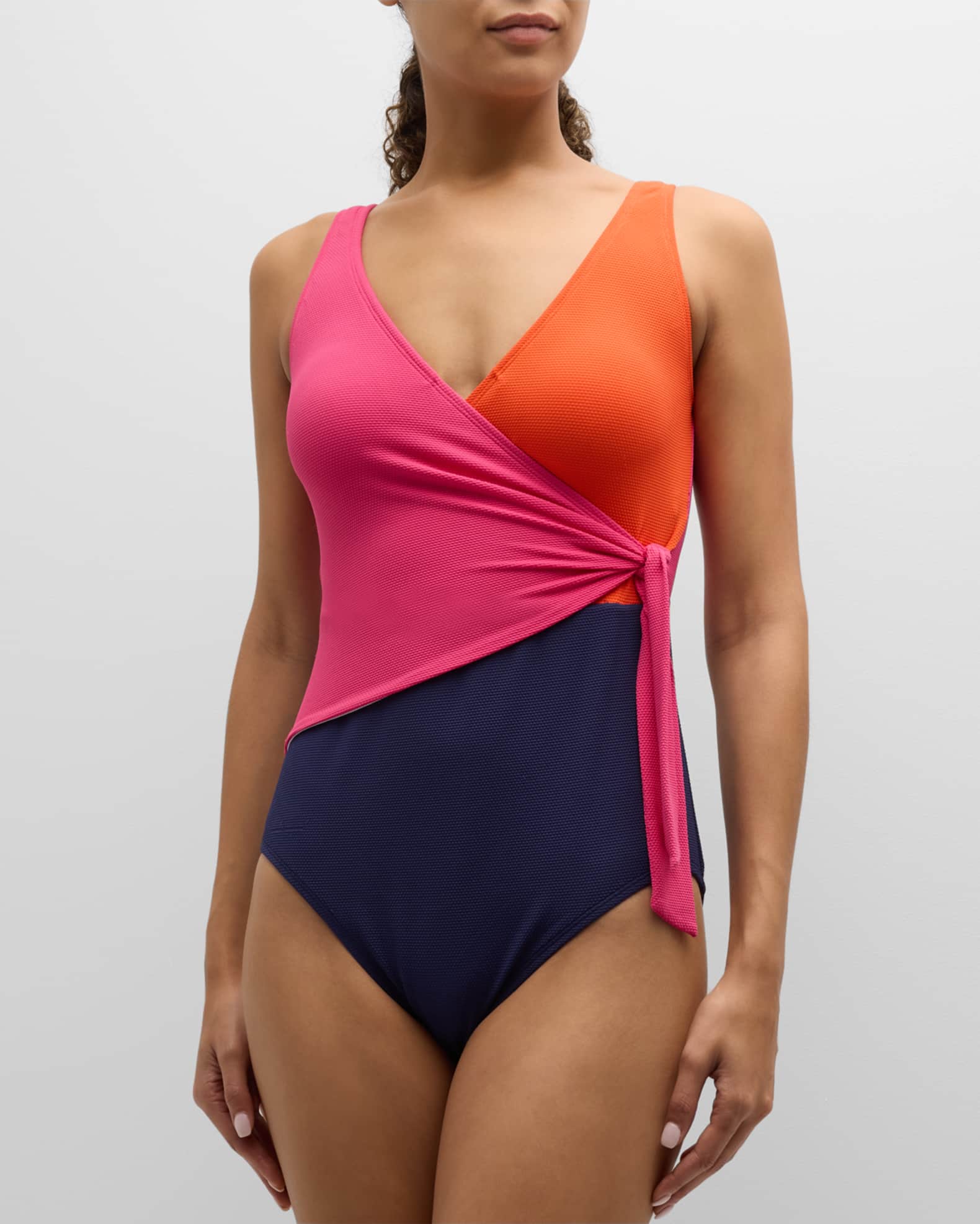 Aerie colorblock one piece swimsuit online