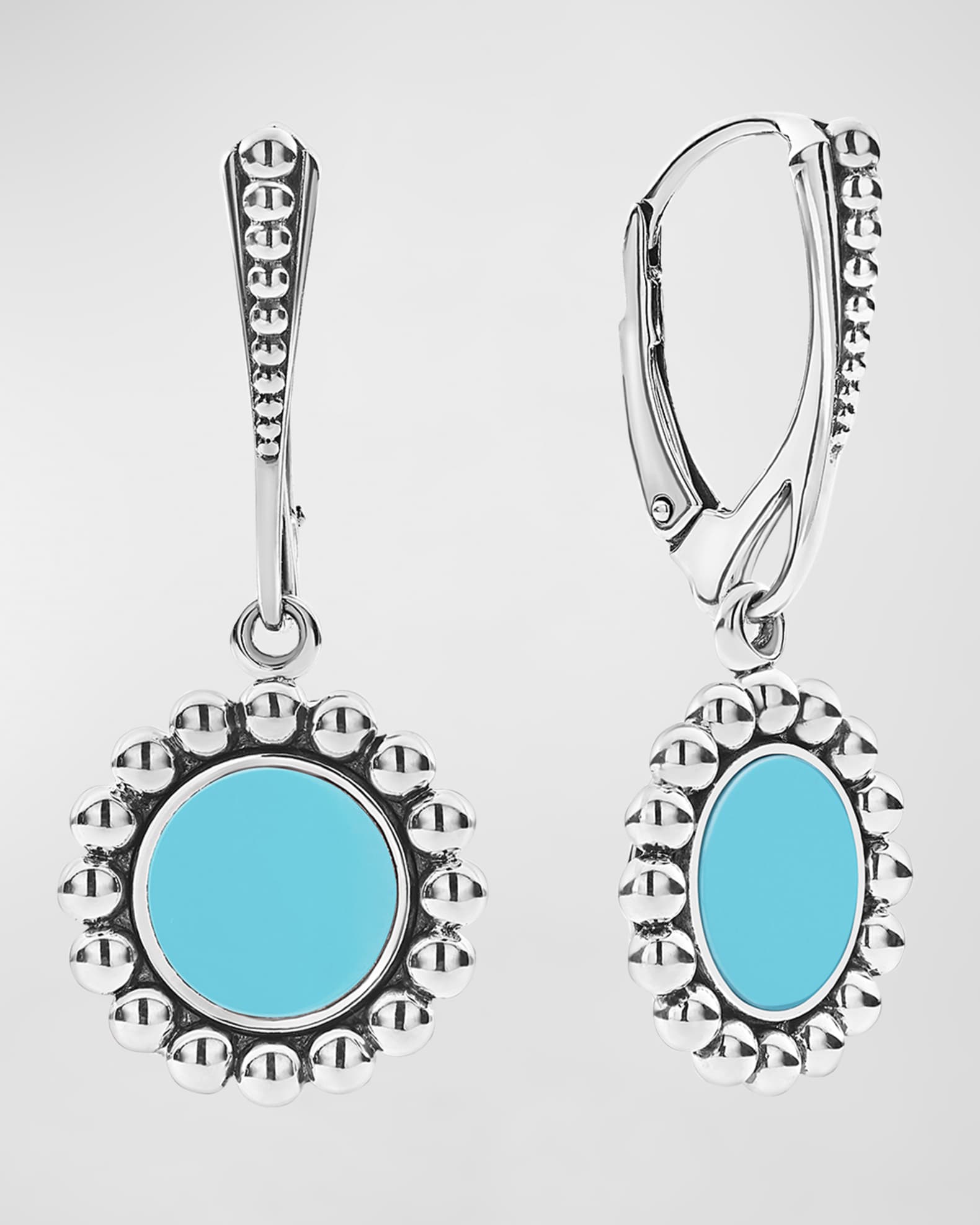 LAGOS Maya Inlay Drop Earrings Blue Neiman Marcus