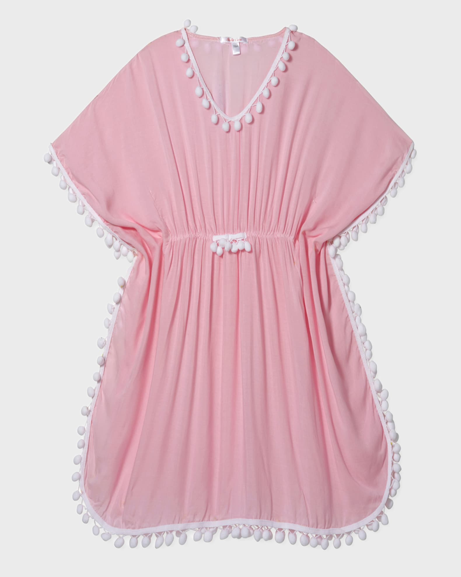 Stella Cove Girl's Pompom Poncho Coverup, Size 2-14