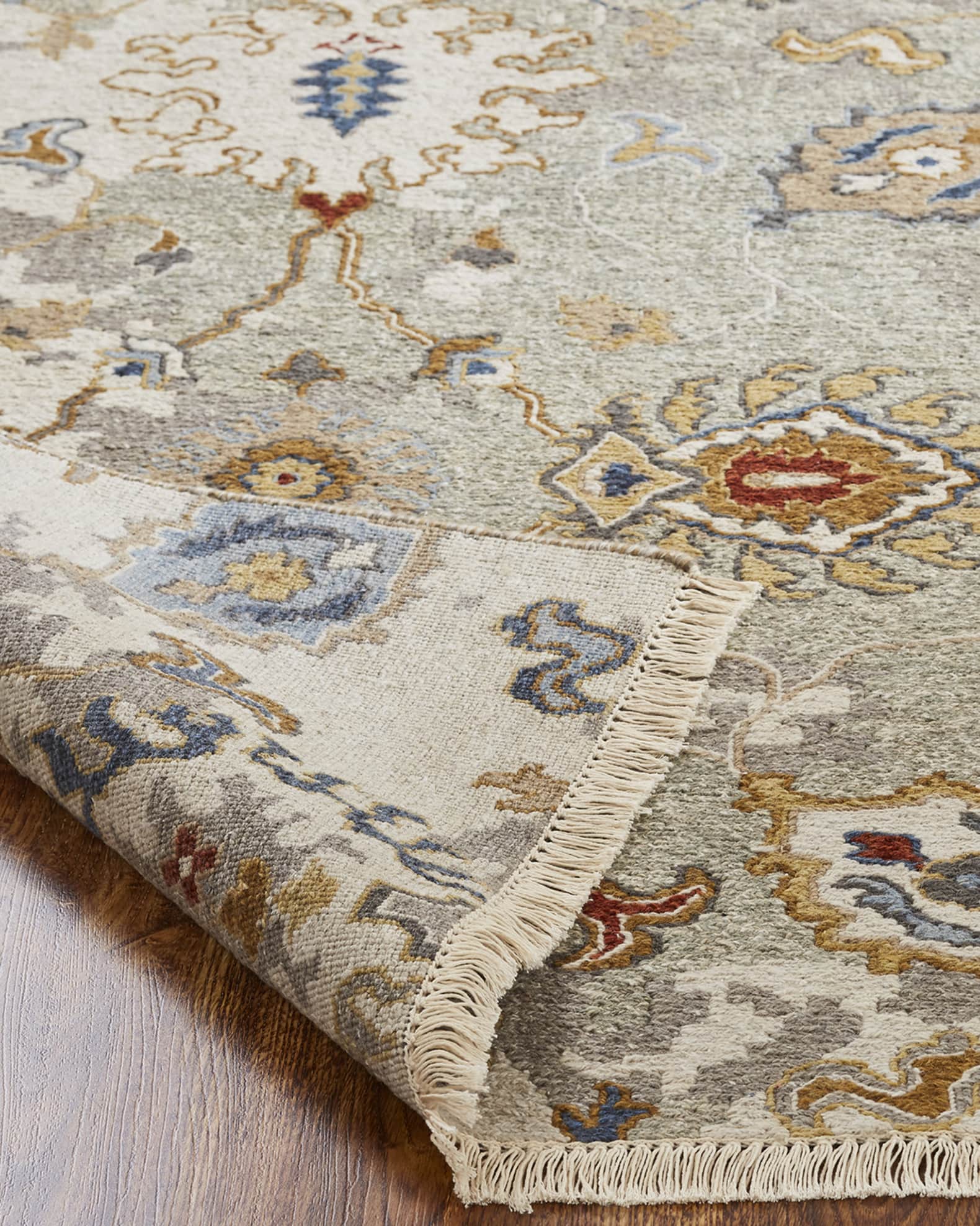 Maiden Soumak Weave Knotted Rug, 9' x 12' Neiman Marcus