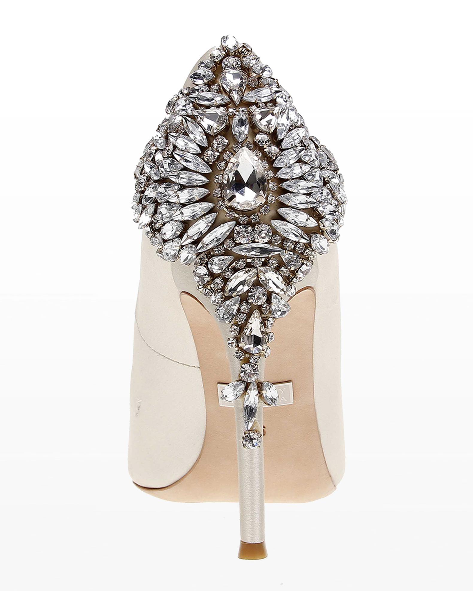 Badgley Mischka Women's Gorgeous Dress Pump – Pointed Toe Heel With Back Detail - View #7