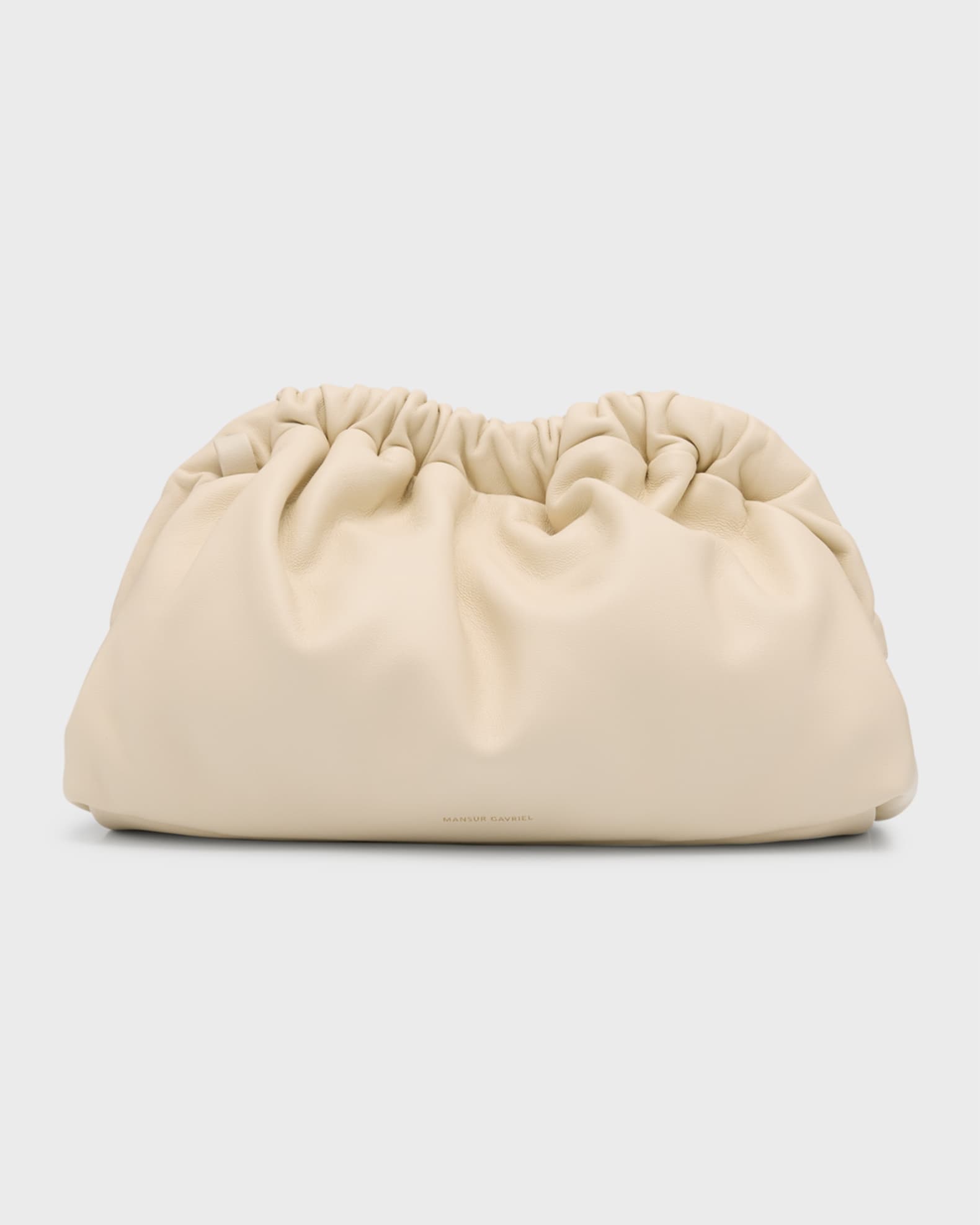 Mansur Gavriel Mini Lambskin Cloud Clutch Bag