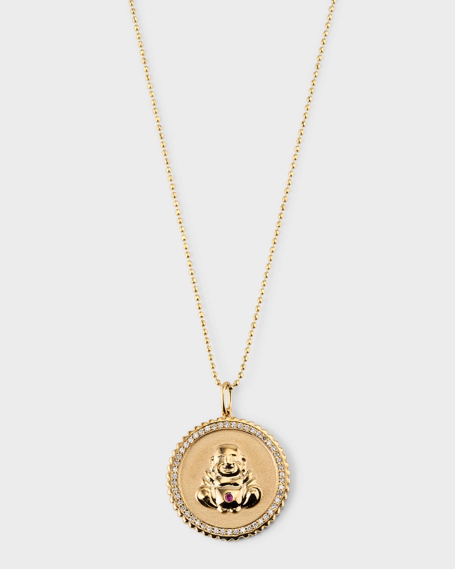 Buddha coin necklace discount