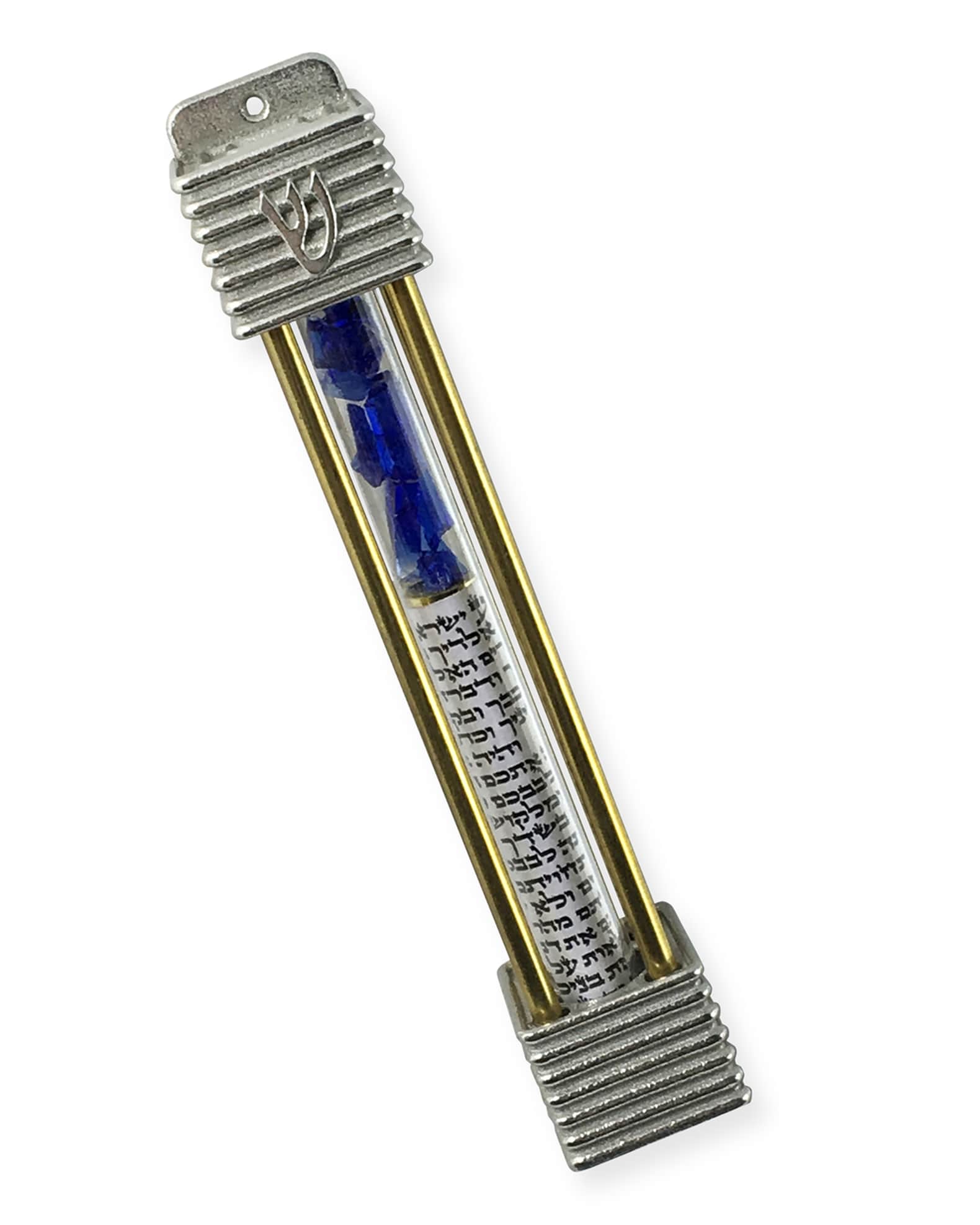 Cube Wedding Glass Mezuzah 0