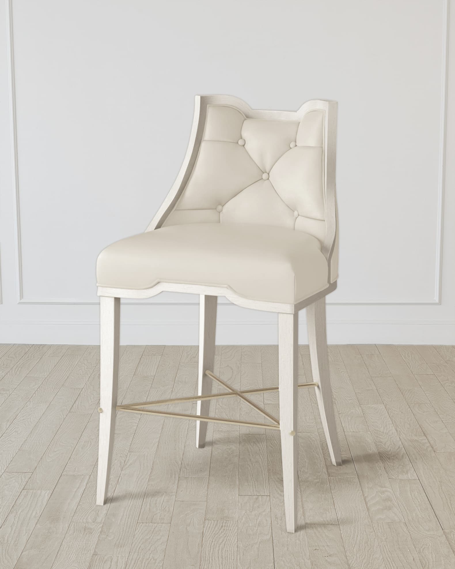 Logan Antique White/Milk Counter Stool 0