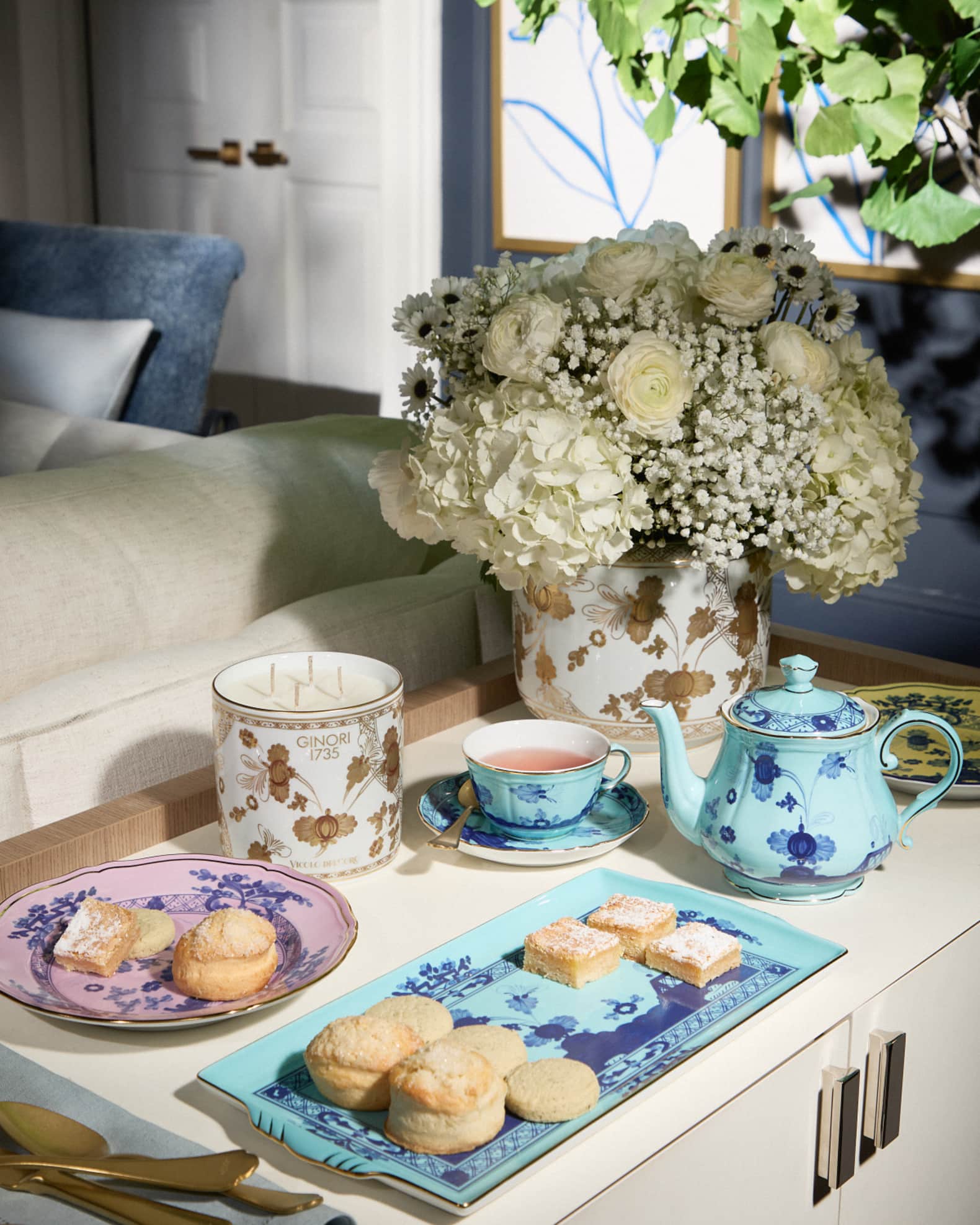 GINORI 1735 Oriente Italiano Salad Plate Azalea | Neiman Marcus