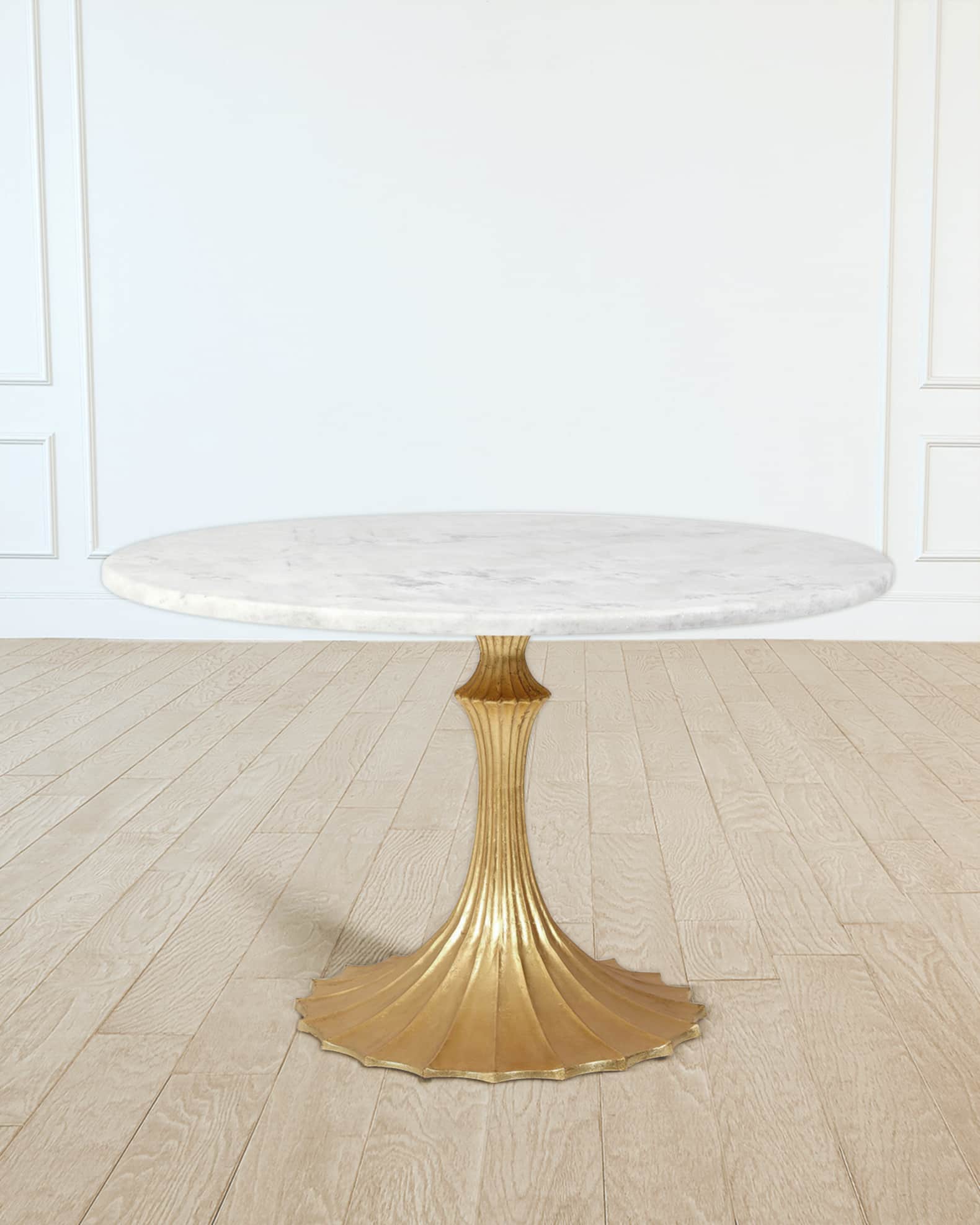 48" Marble Top Dining Table 0