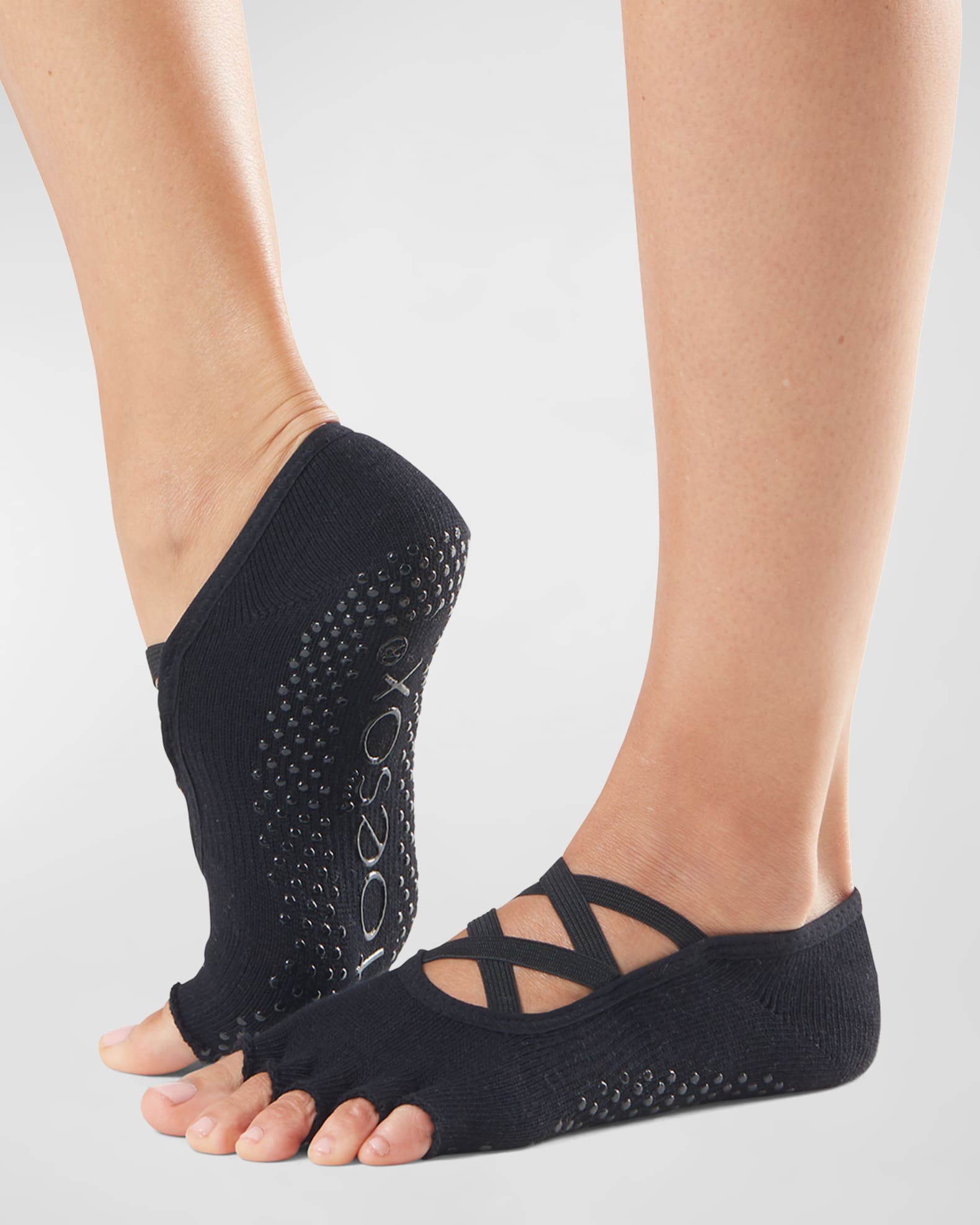 ToeSox Elle Hermosa Strappy Half-Toe Grip Socks