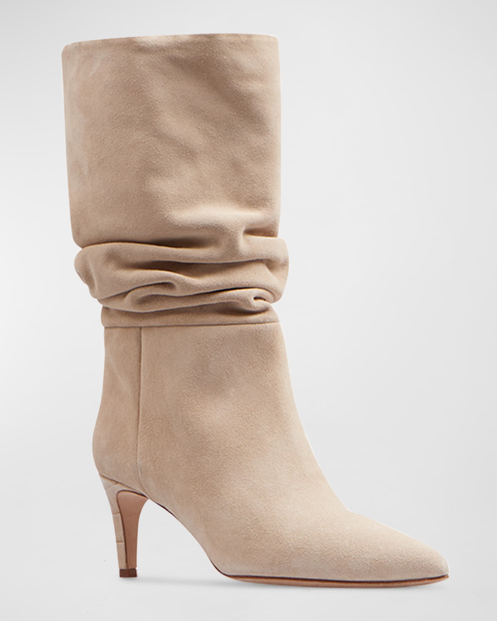 60mm Slouchy Suede Boots 1
