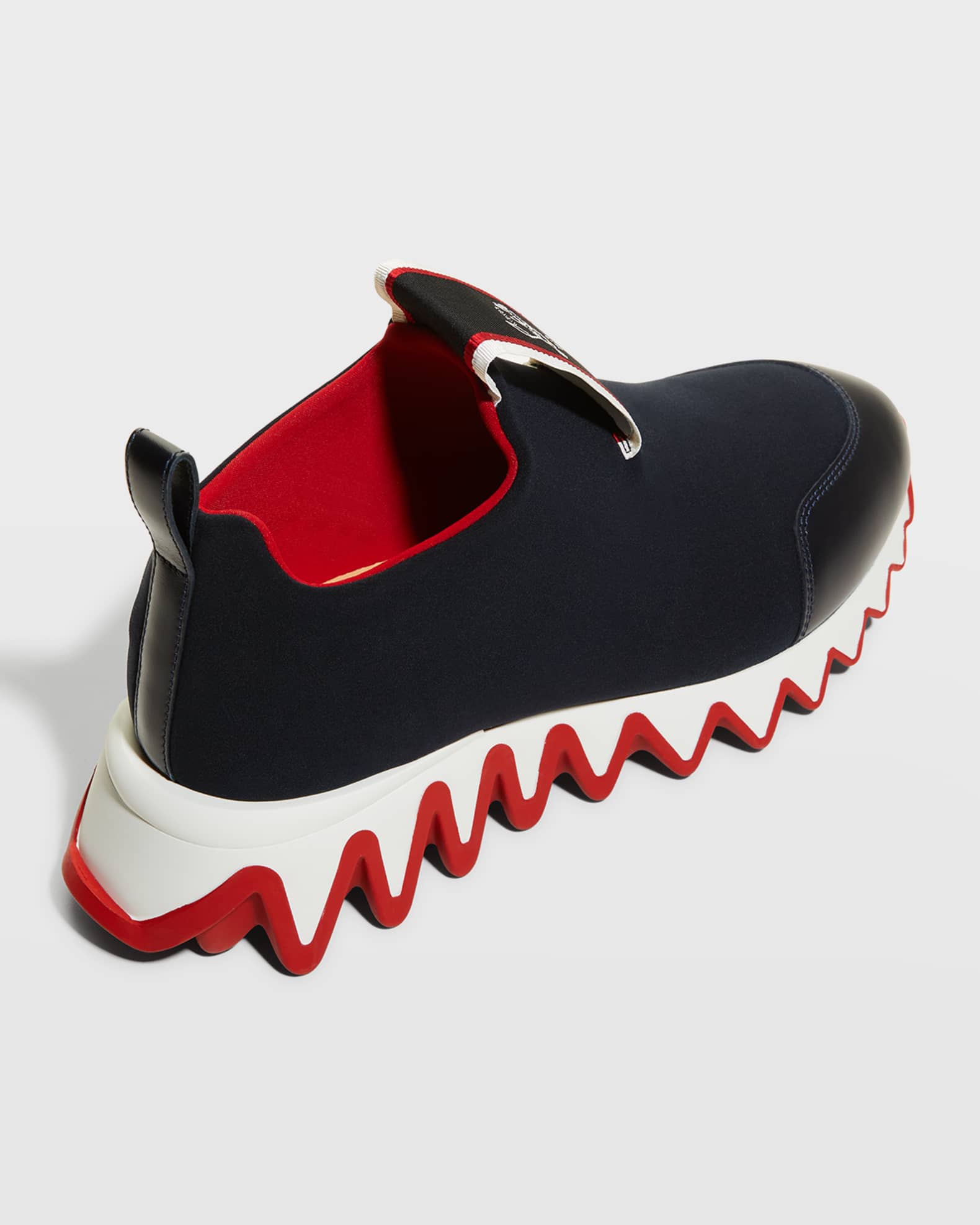 Tiketa Slip On Red Sole Runner Sneakers