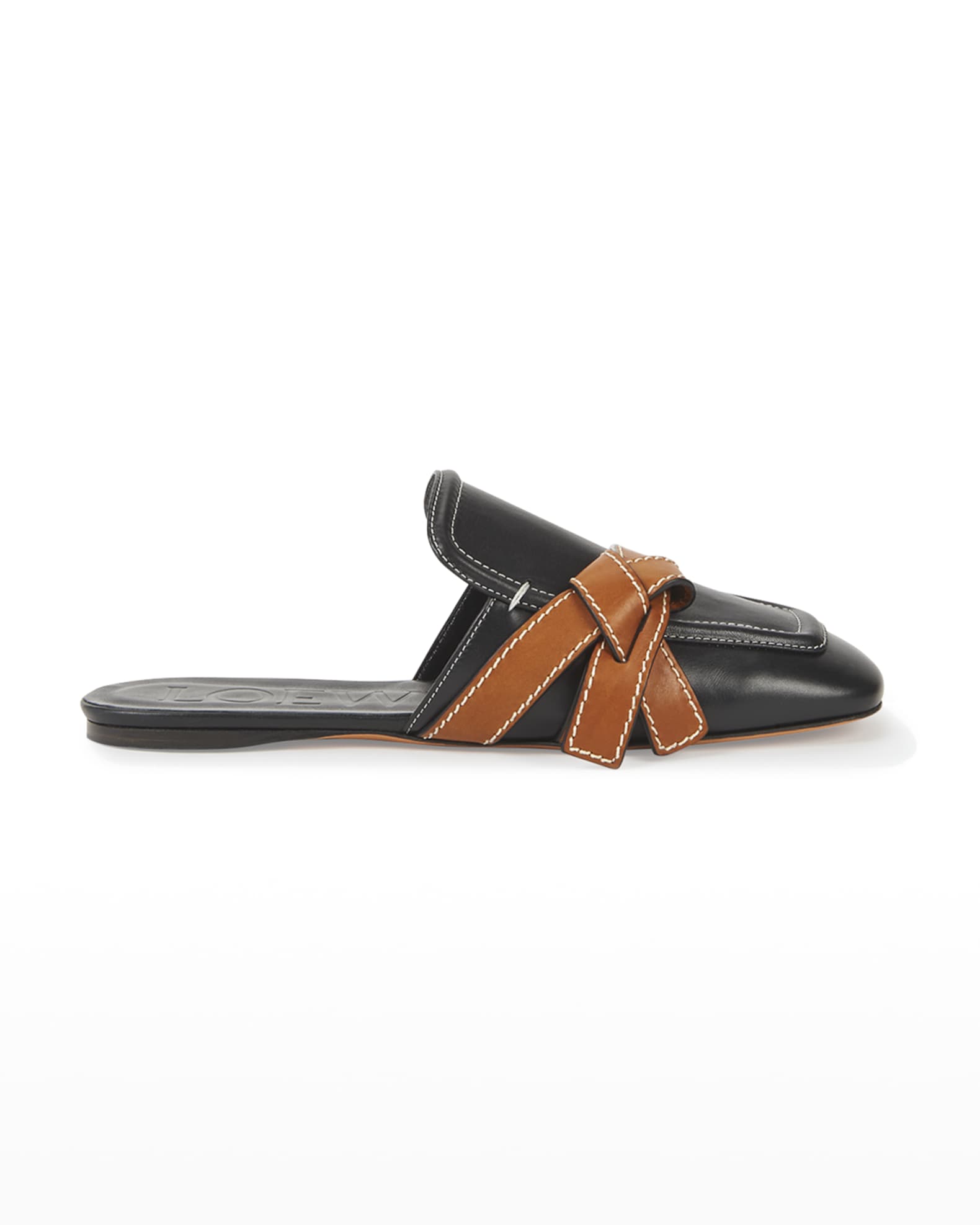 Loewe Gate Flat Mules | Neiman Marcus