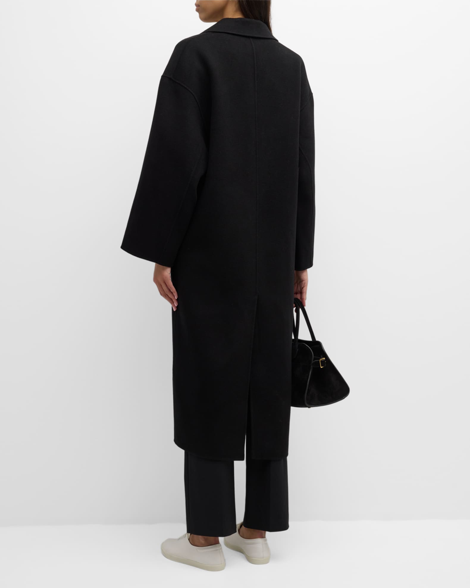 Loulou Studio Oversized Double-Breasted Wool Coat | Neiman Marcus