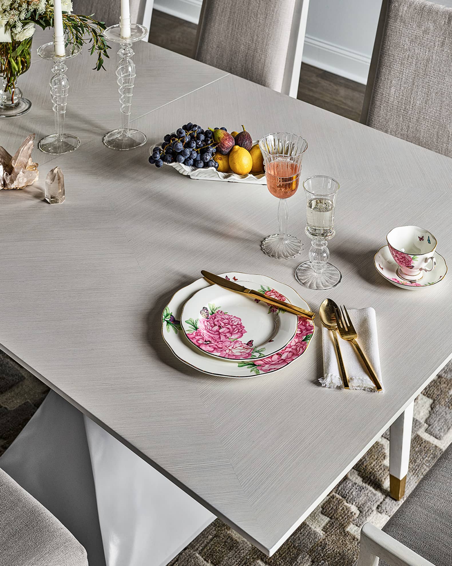 Miranda Kerr Home Brisbane Pedestal Dining Table Neiman Marcus