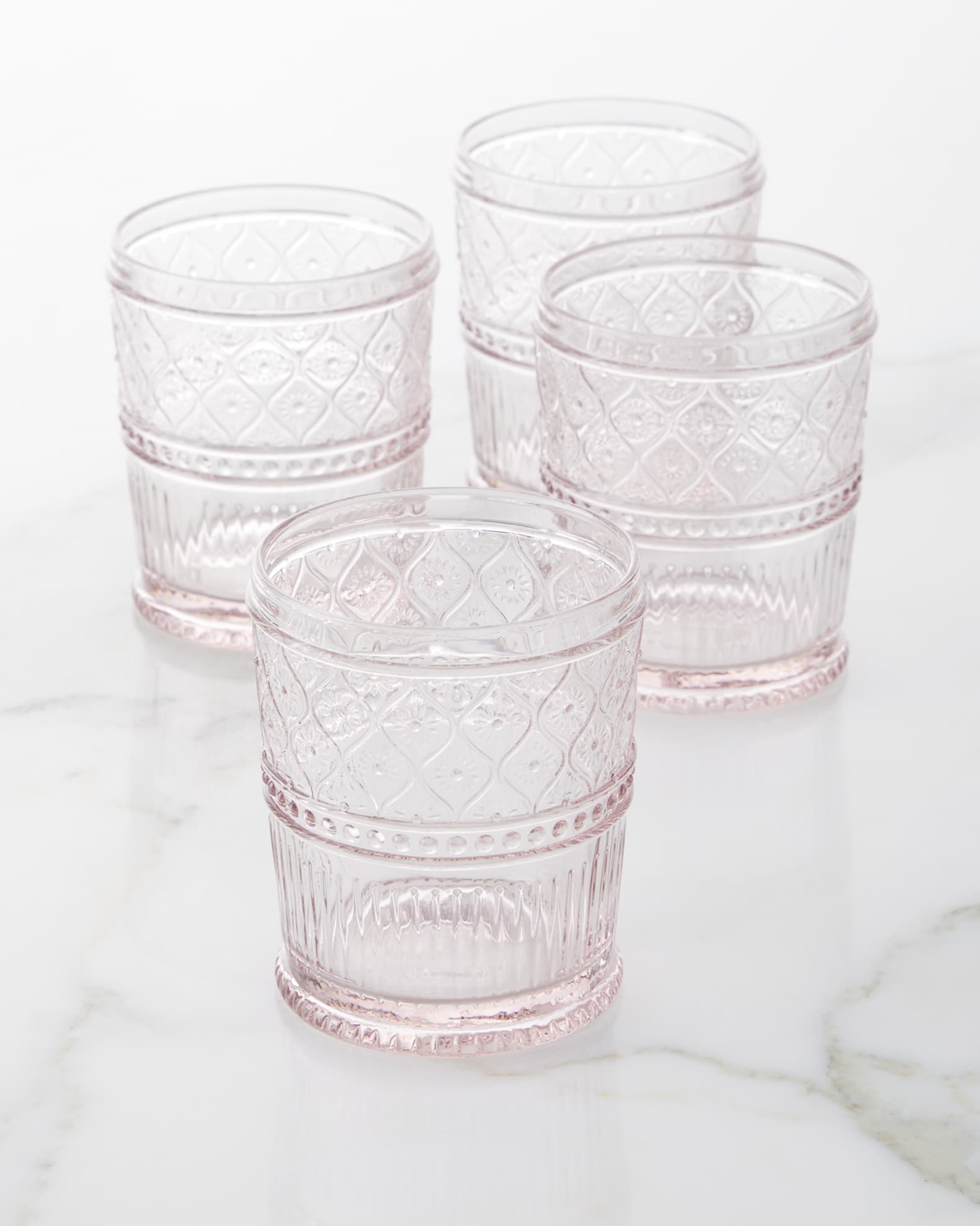 Godinger Pink Claro Double OldFashioned Glasses, Set of 4 Neiman Marcus