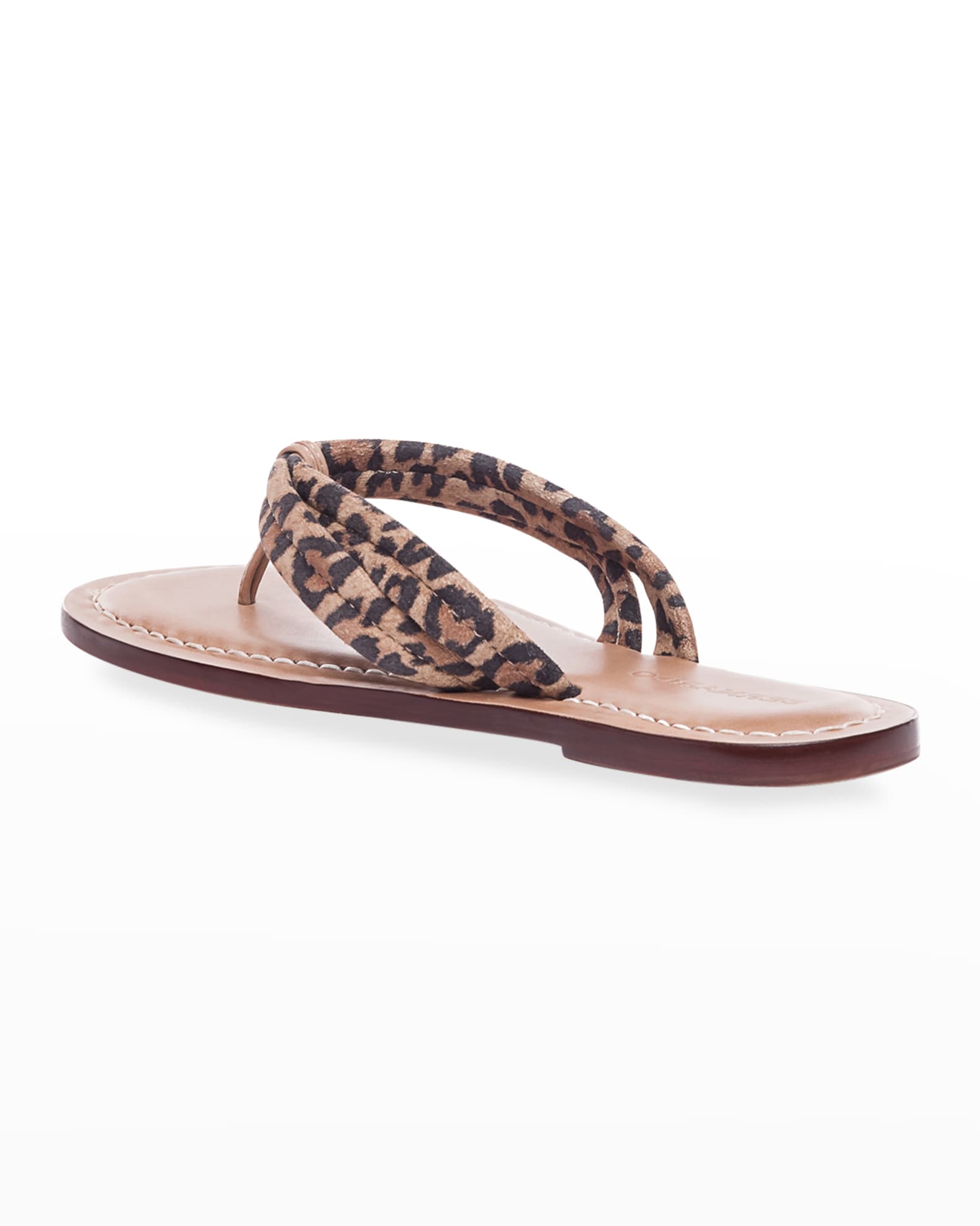 Bernardo Miami Cheetah Thong Sandals | Neiman Marcus