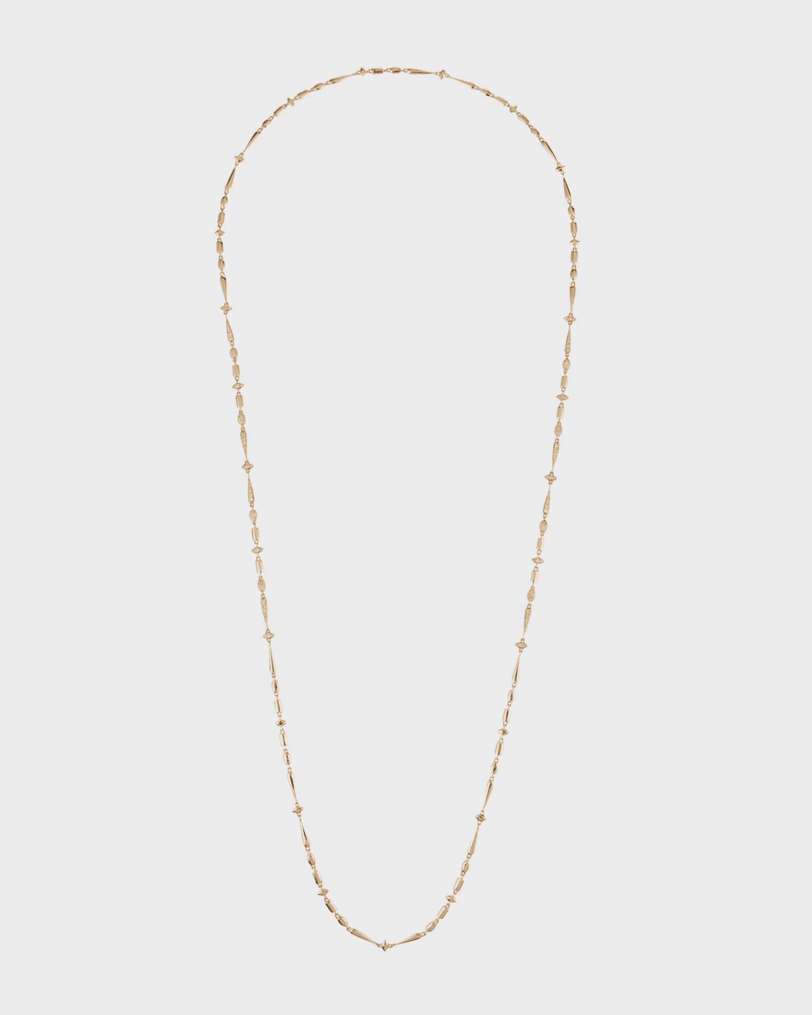 18k Brown Diamond Station Necklace, 36"L 0