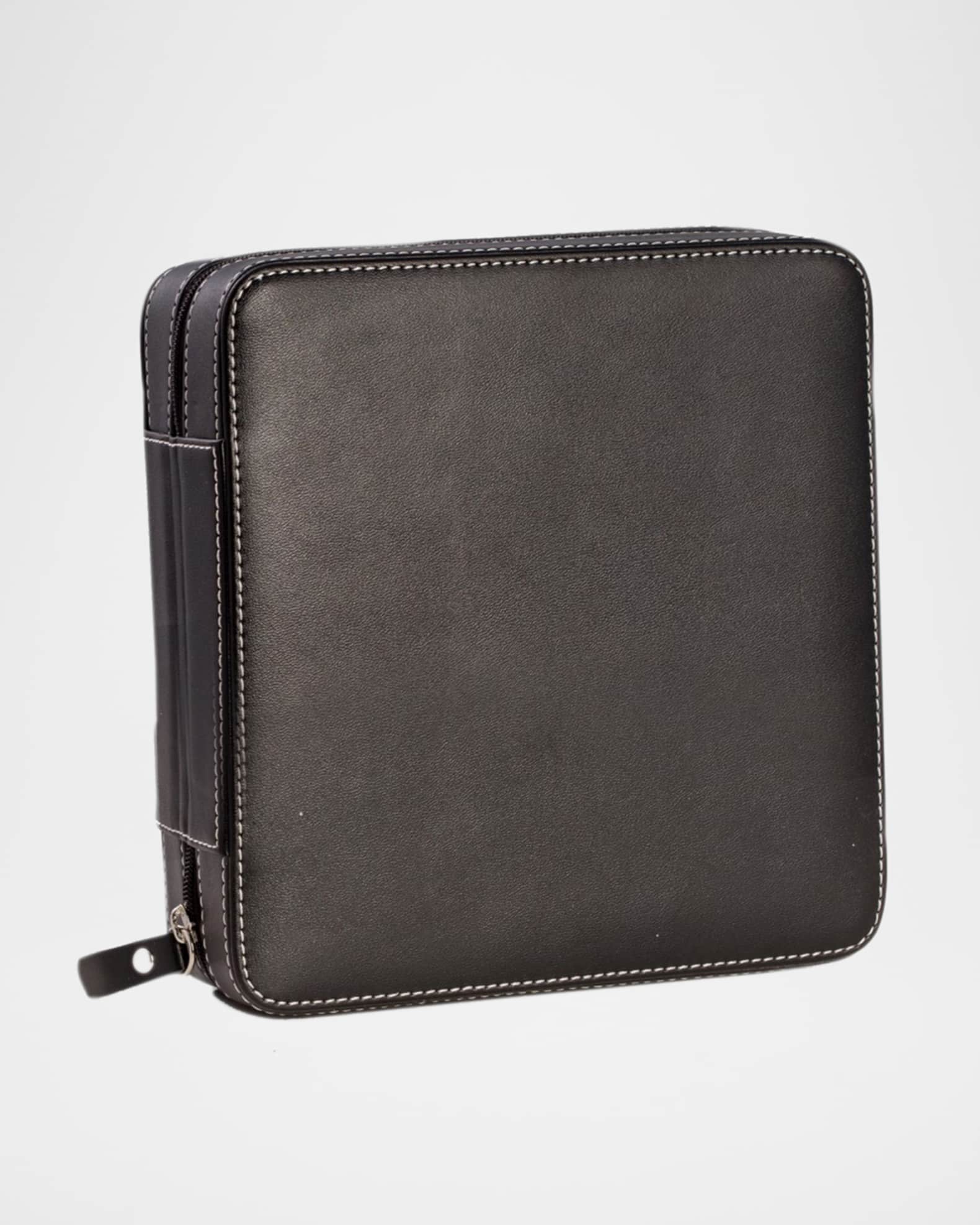 Men's 2-Watch/Sunglass Leather Travel Case 1