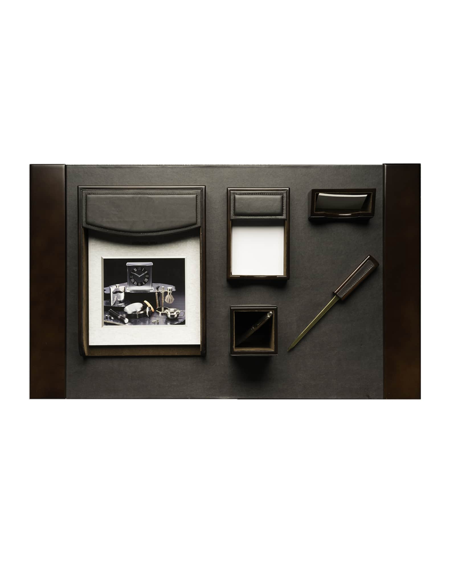 6-Piece Leather Desk Set 1