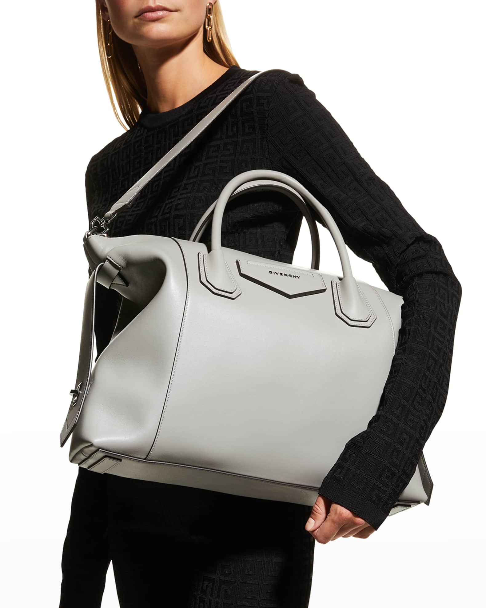 Givenchy Antigona Soft Medium Leather Bag | Neiman Marcus