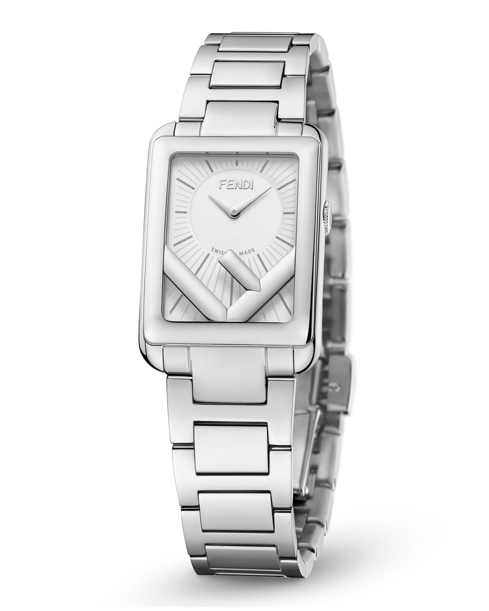 Fendi Men's Rectangular Stainless Steel Bracelet Watch | Neiman Marcus