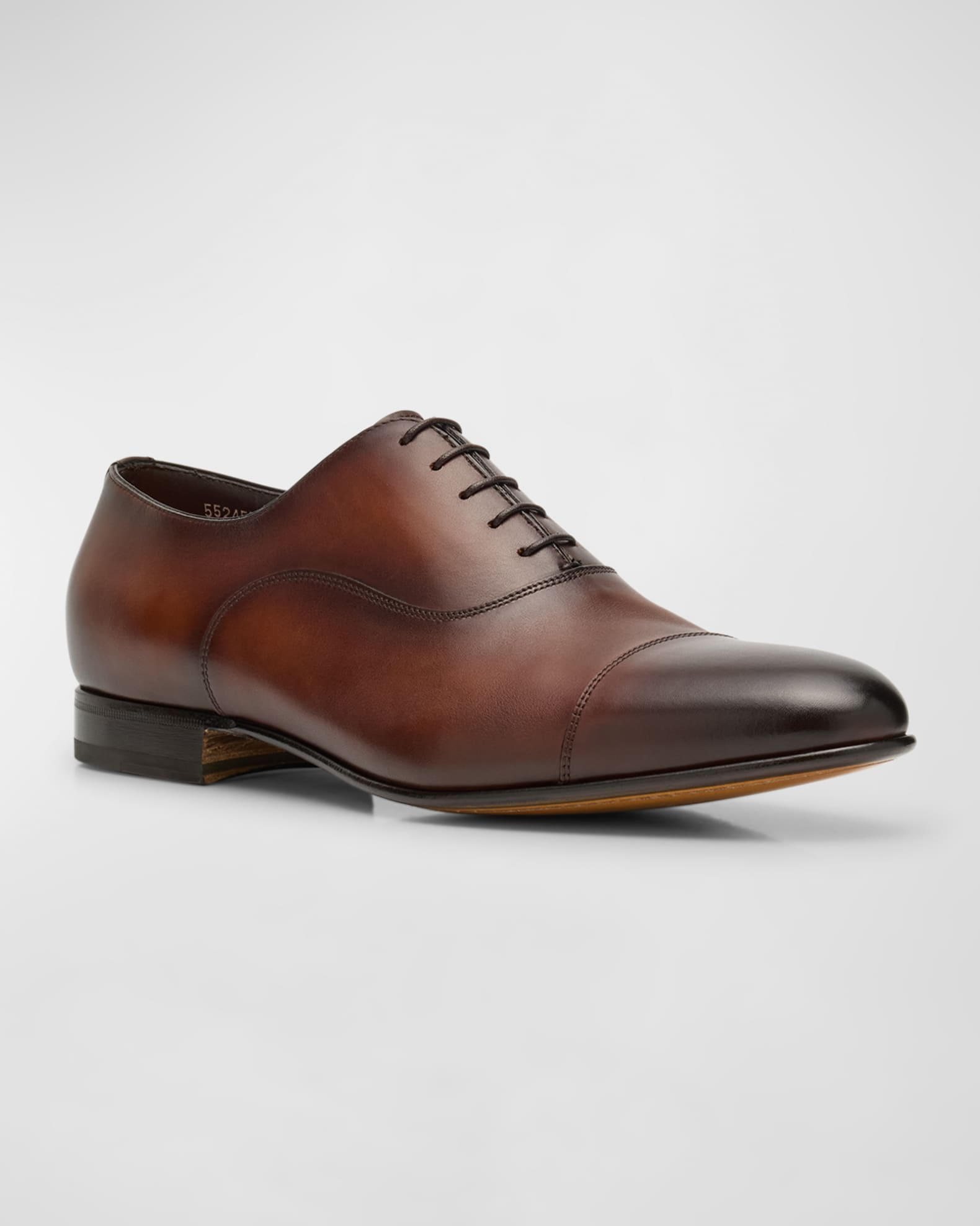 Santoni darian cap toe oxford hot sale