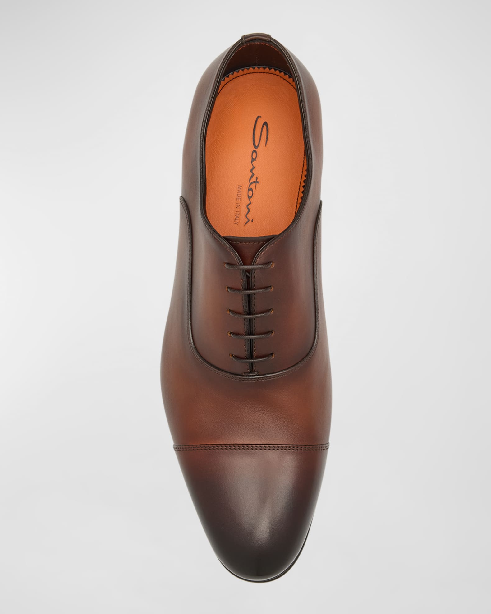 Santoni Men's Darian Calfskin Leather Oxfords | Neiman Marcus Santoni Men's Darian Calfskin Leather Oxfords | Neiman Marcus