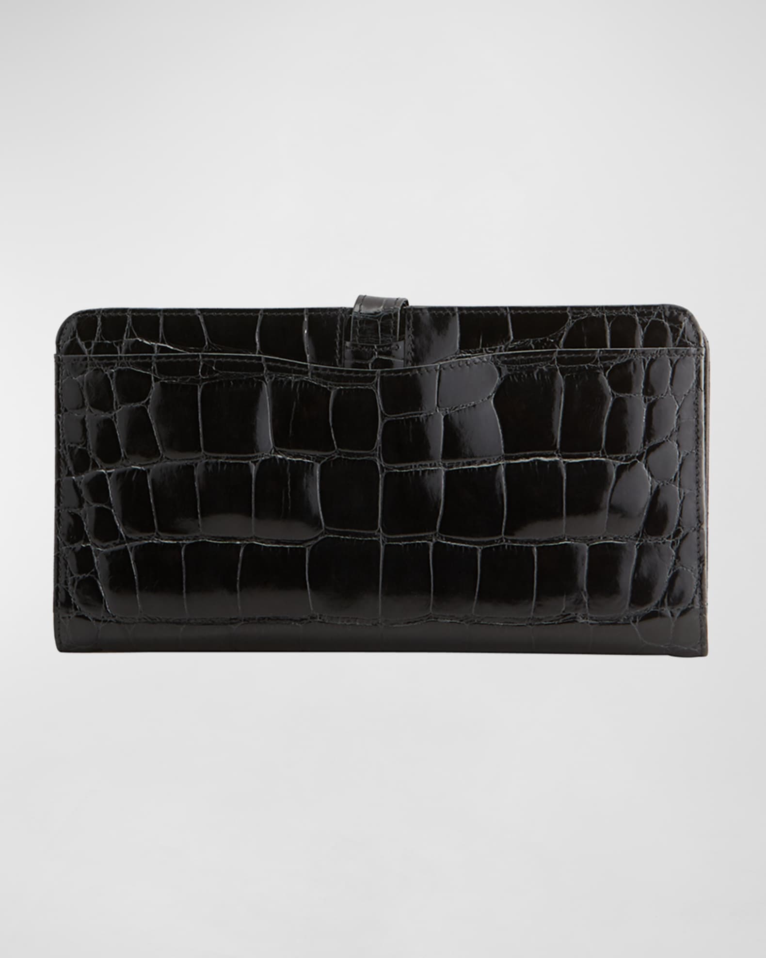 Abas Men's Classic Alligator Tabbed Travel Organizer Neiman Marcus