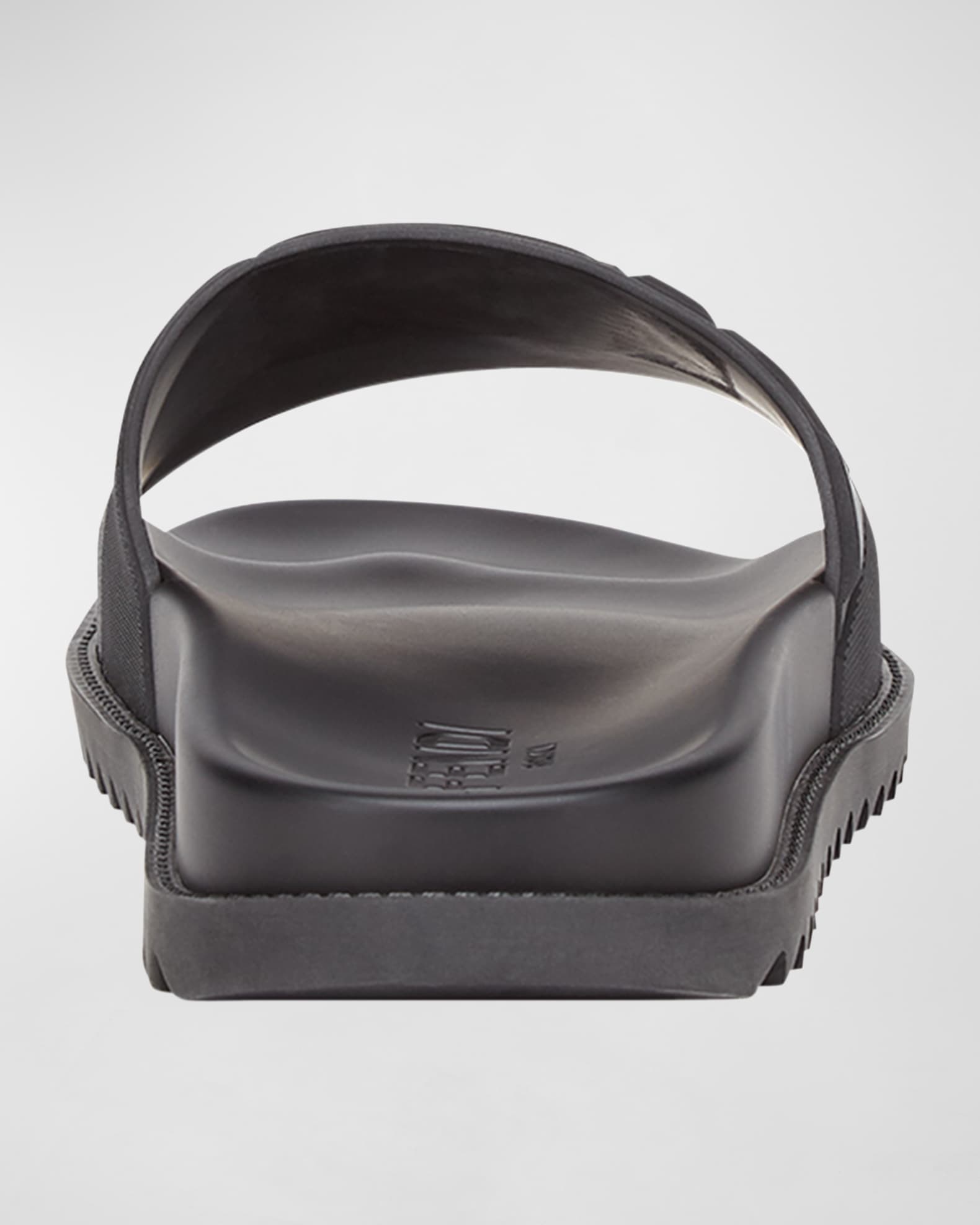 ア*ビ様 FENDI FF Cross Band Slide Black Bro FENDI FF Cross Band Slide Black Brow