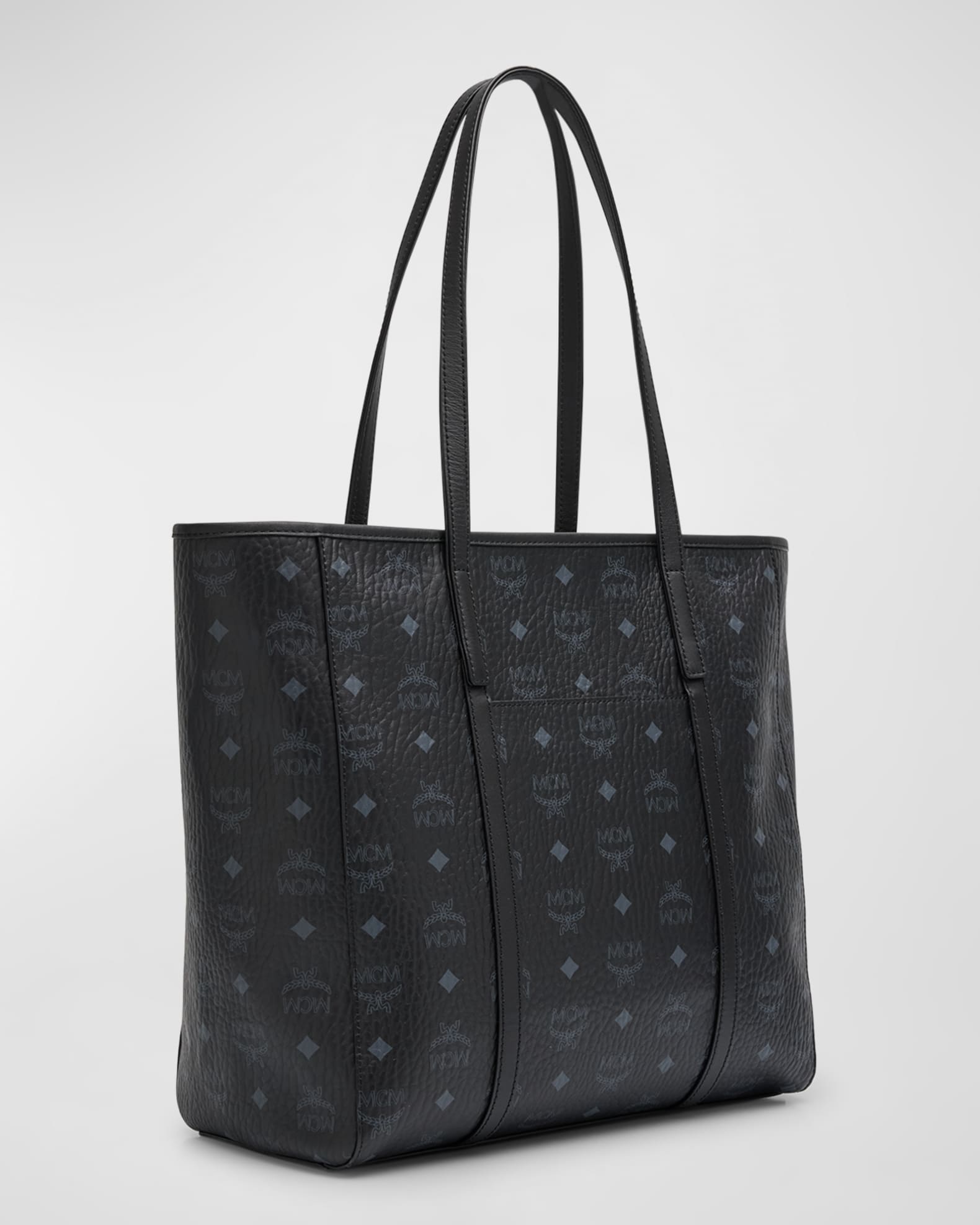 Mcm black shopper bag top