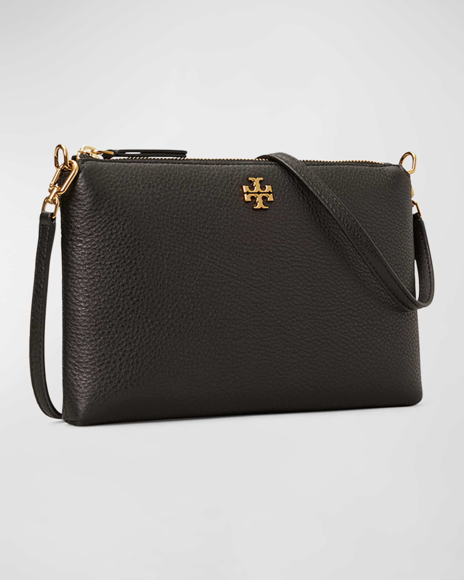 Tory Burch Kira Pebbled Leather TopZip Crossbody Bag Neiman Marcus