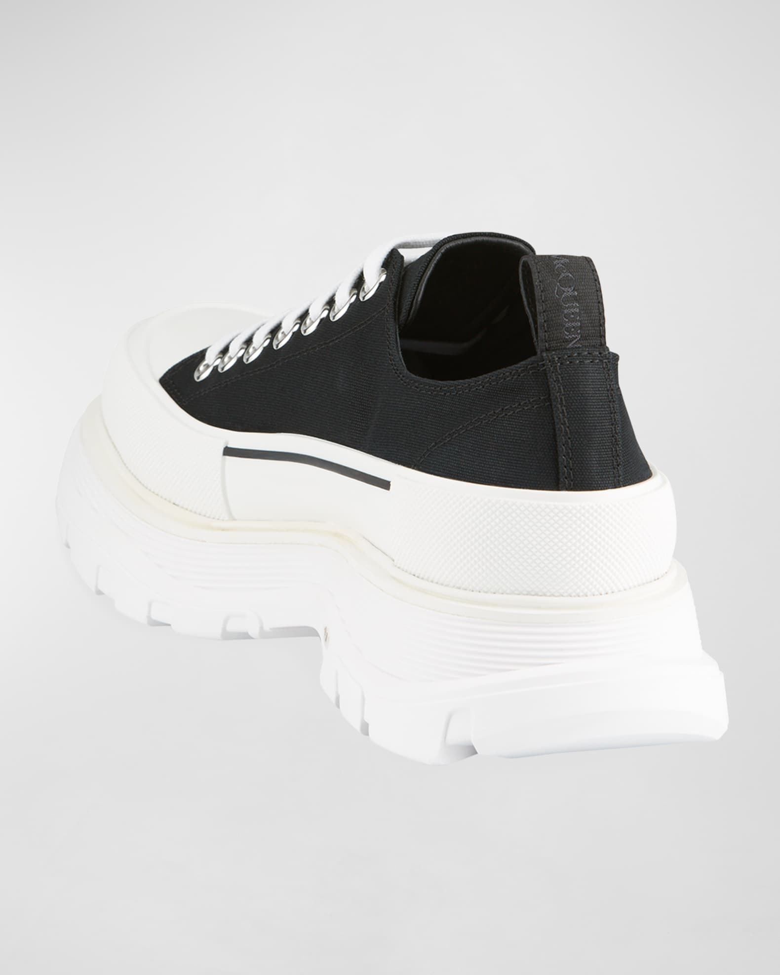 Alexander McQueen Men s Tread Slick Two Tone Fabric Sneakers