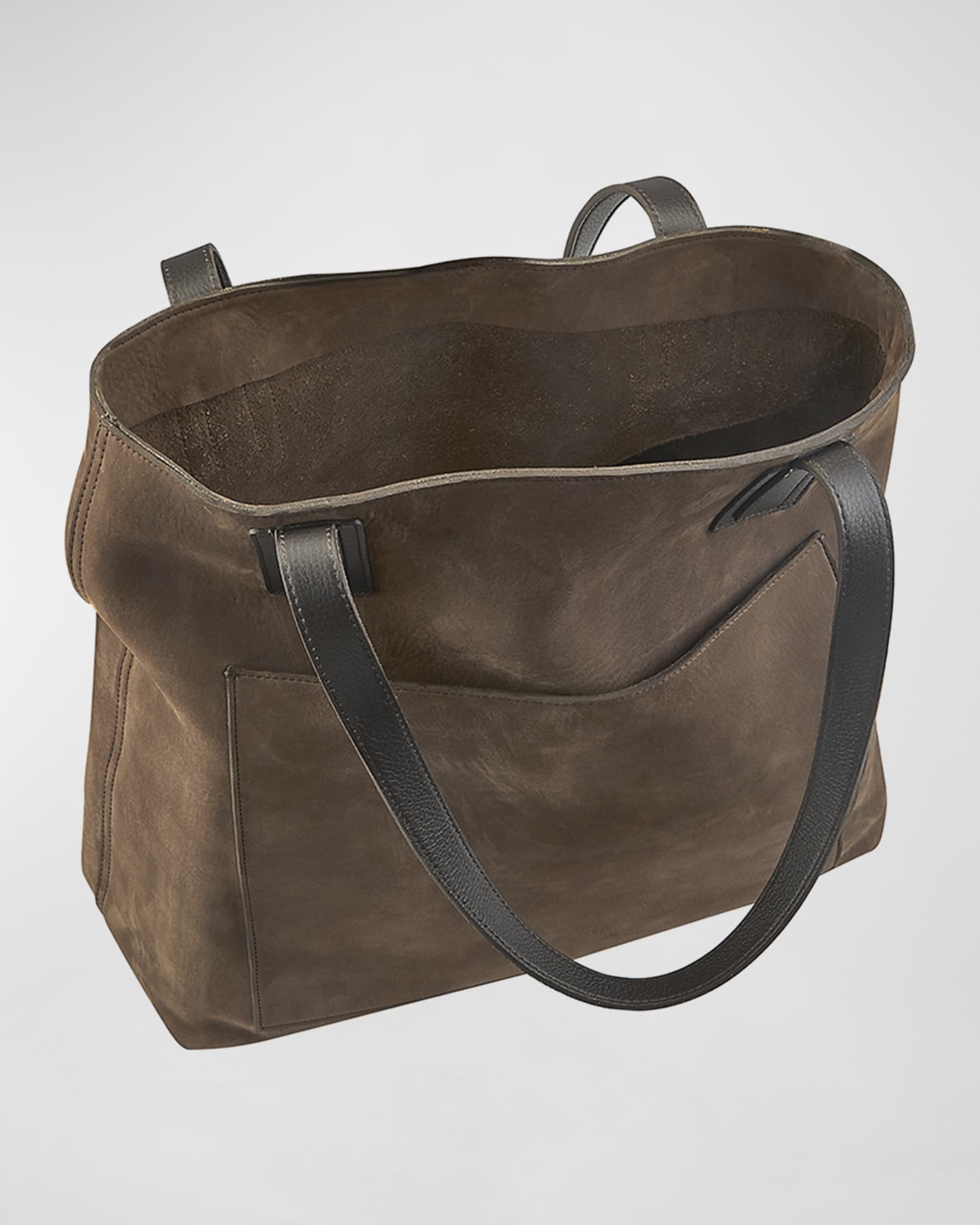 Suede Madewell Tote Monogram Graphic Image Metro Nubuck Leather