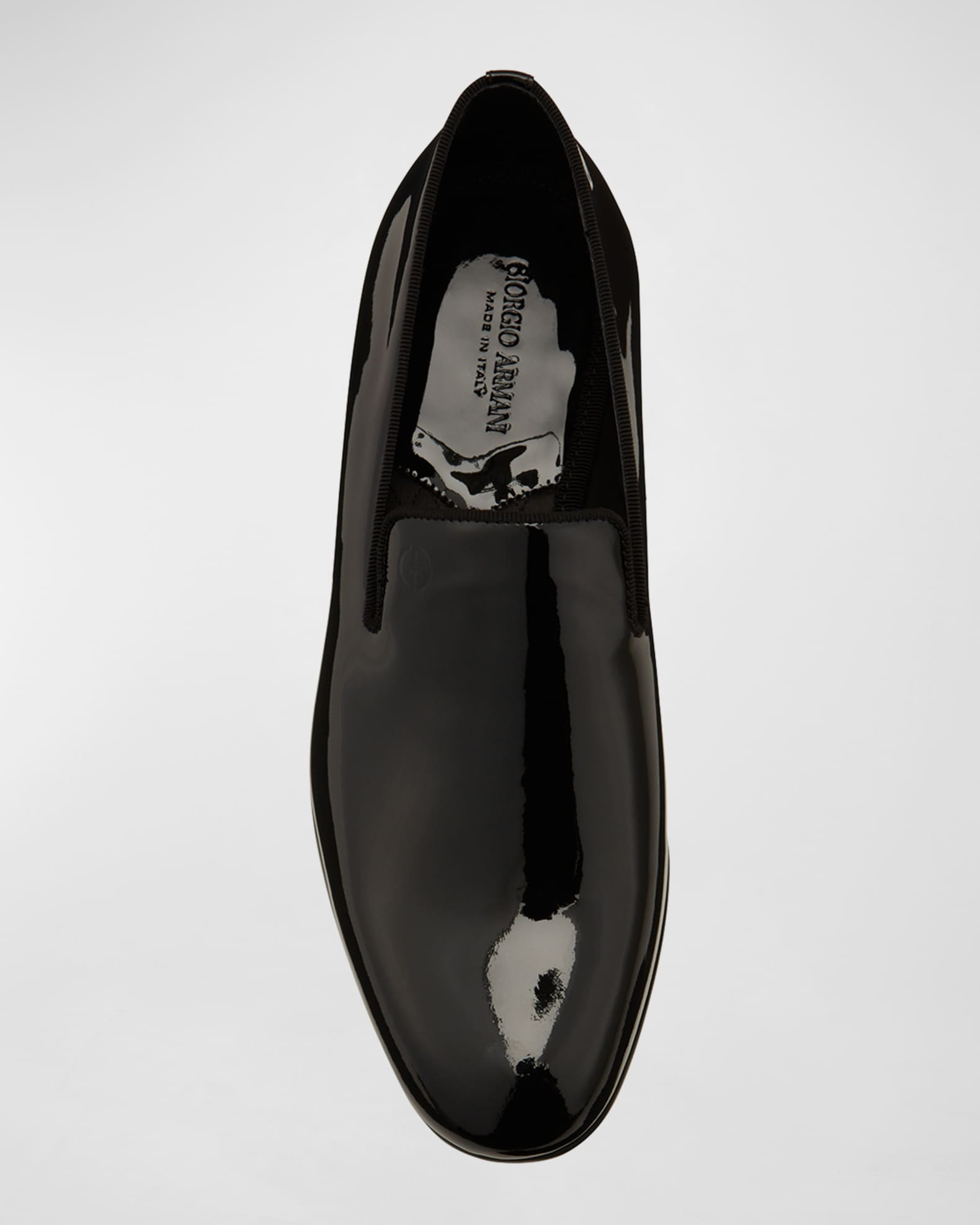 Armani slip ons top