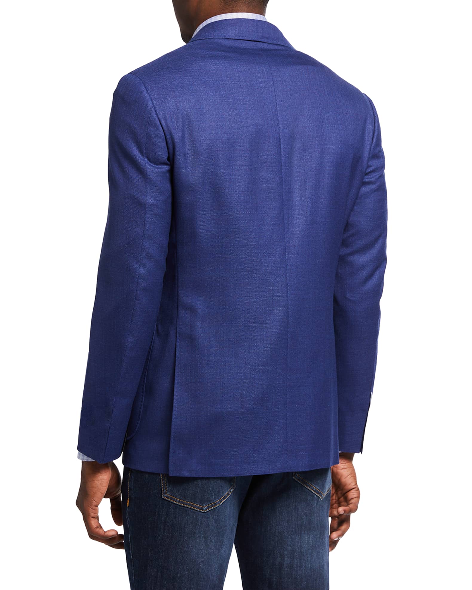 Men's 130s Wool Solid Blazer 1