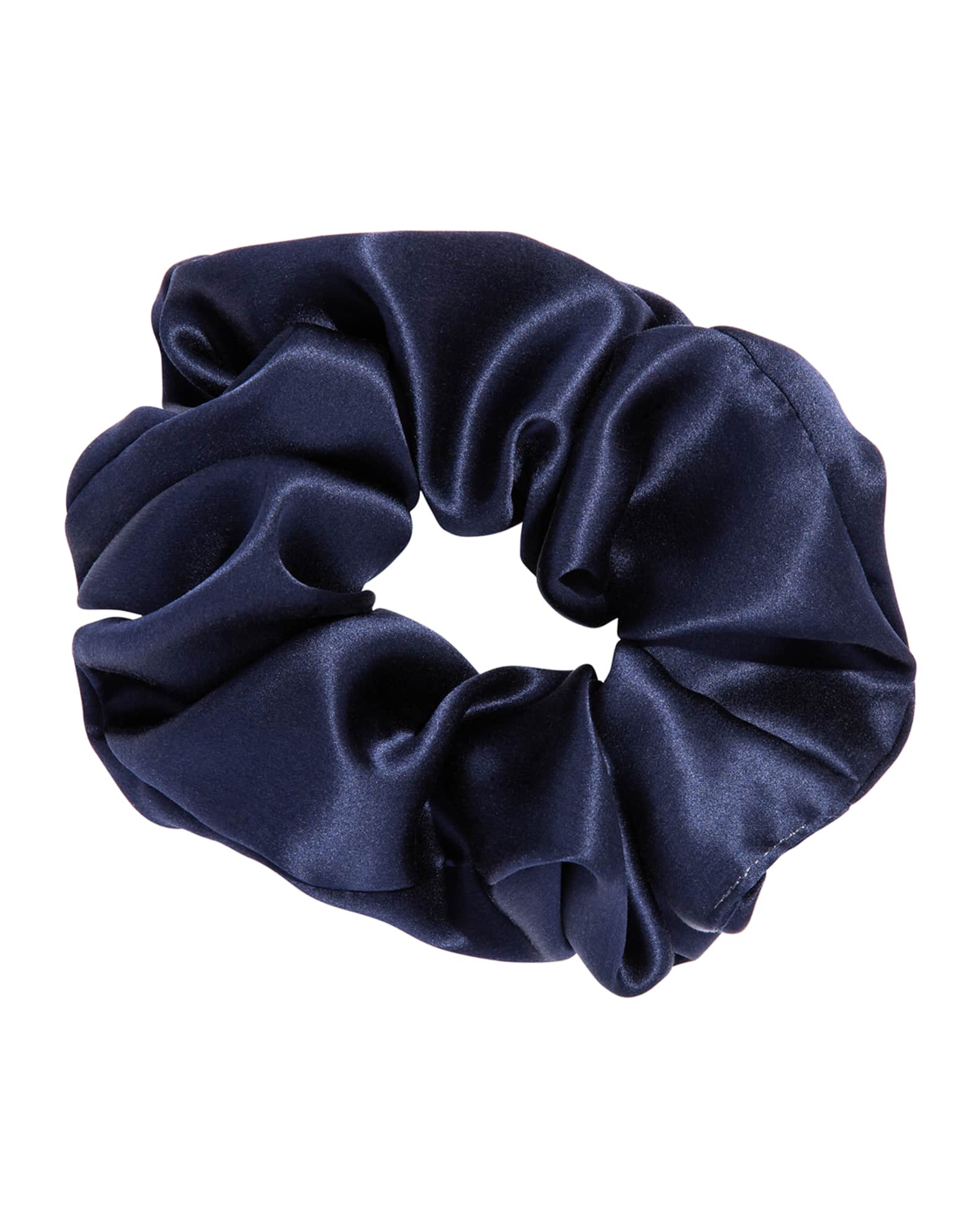 Silk Charmeuse Oversized Scrunchie 0