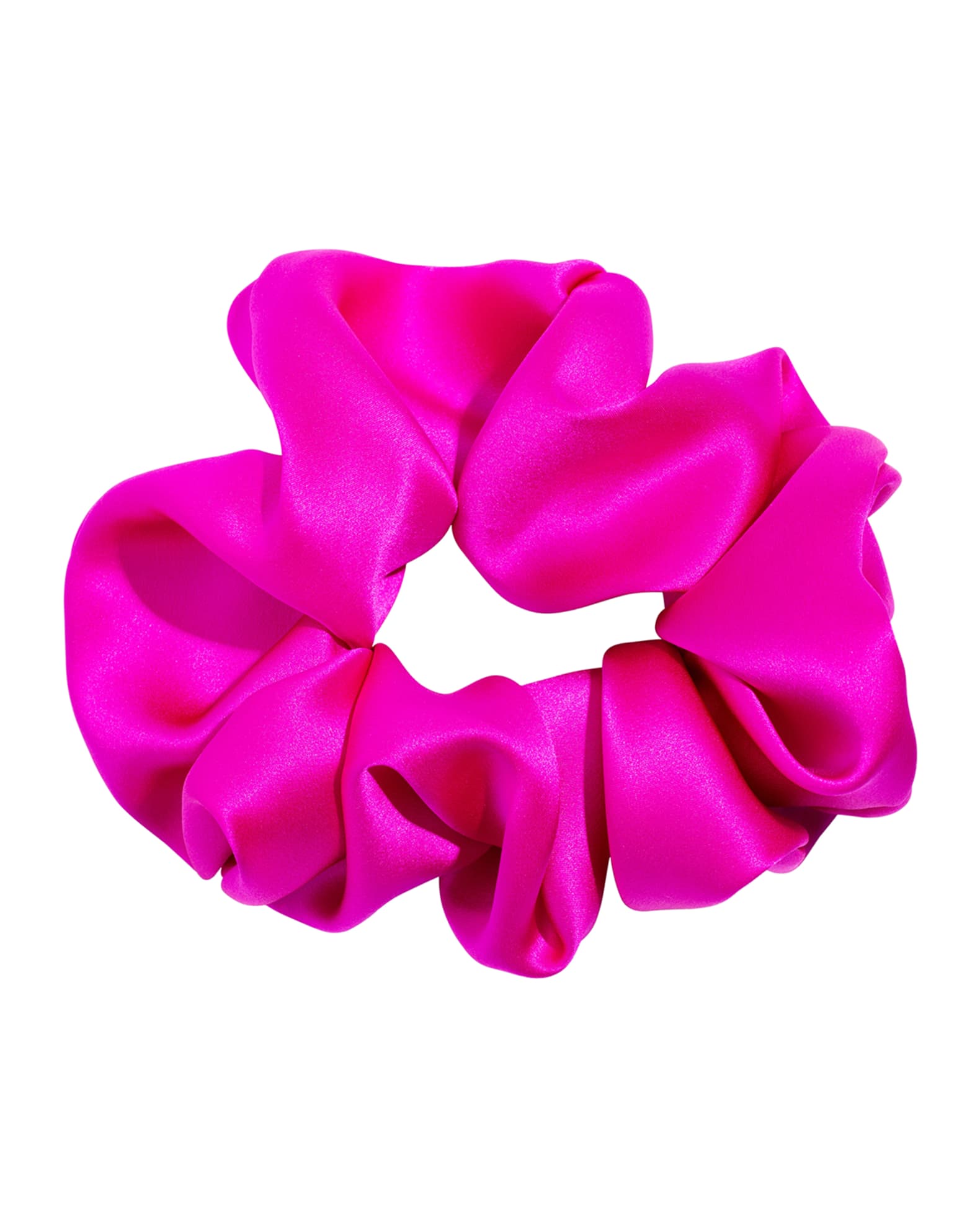 Silk Charmeuse Oversized Scrunchie 0