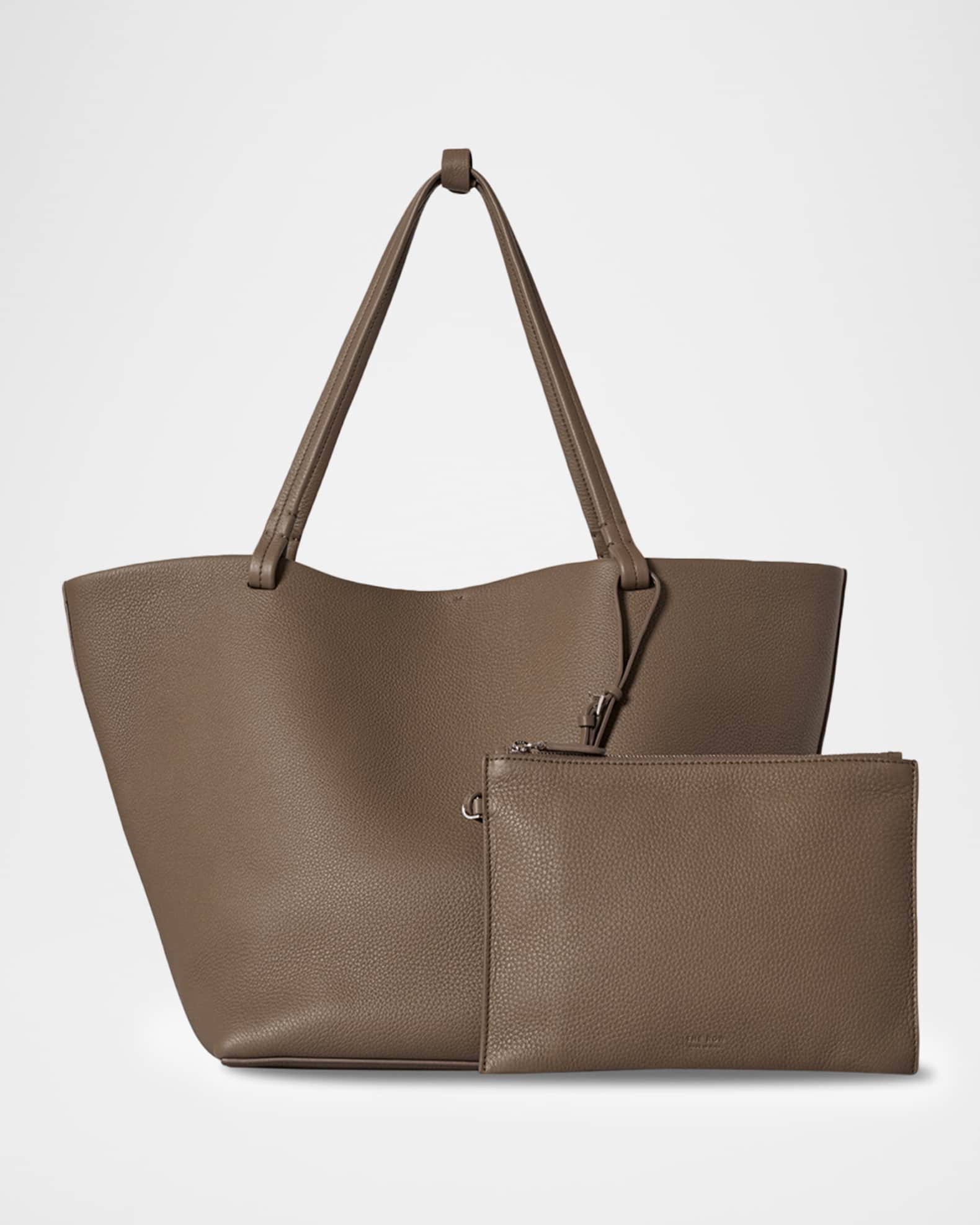 THE ROW Park Tote Three in Lux Grained Calfskin | Neiman Marcus
