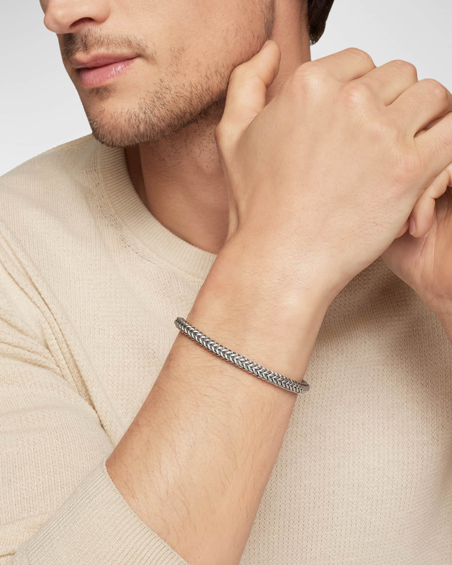 David yurman store mens chevron bracelet